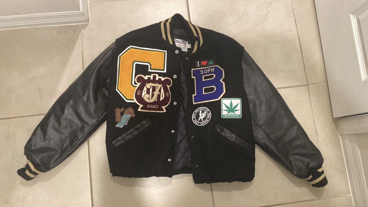 Vintage Vintage Varsity jacket guitarboys y2k varsity Size US L / EU 52-54 / 3 - 2 Thumbnail