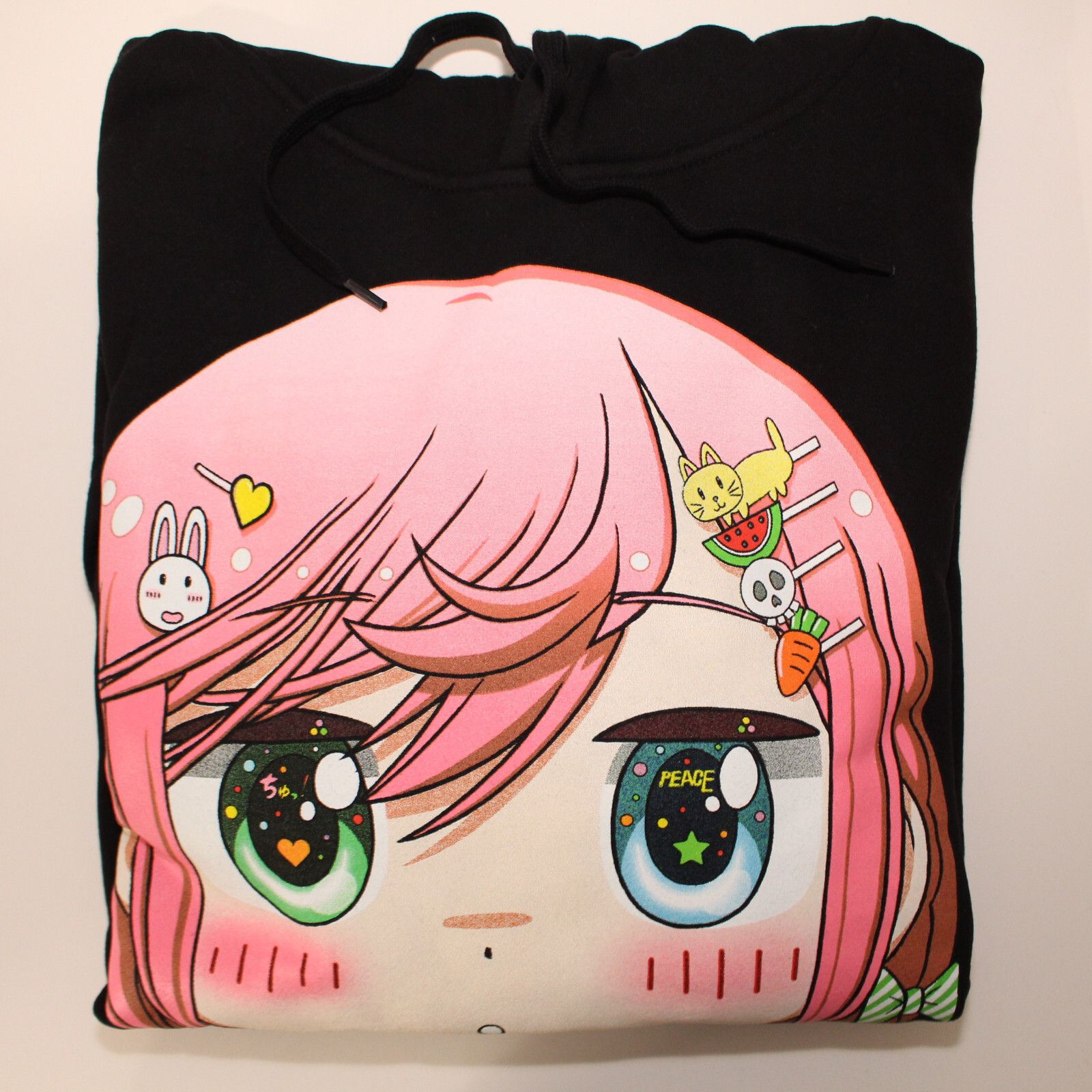 Takashi Murakami Mister Yanen Mr. MR/KK Marina Face Hoodie Black Size Small Size US S / EU 44-46 / 1 - 2 Thumbnail
