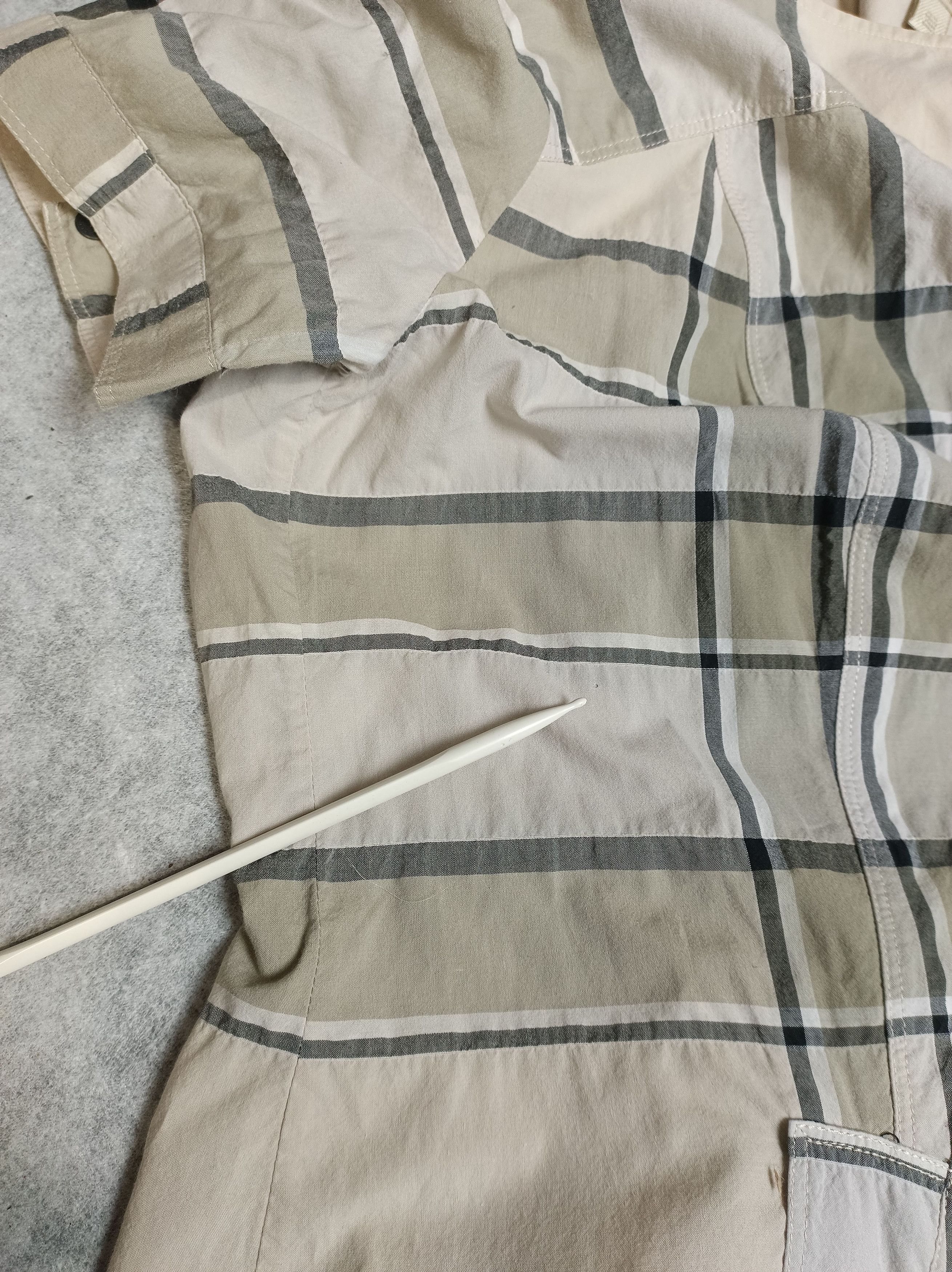 Burberry Burberry Brit Kristie Dress Nova Check Plaid Beige Grey US12 Size L / US 10 / IT 46 - 20 Thumbnail
