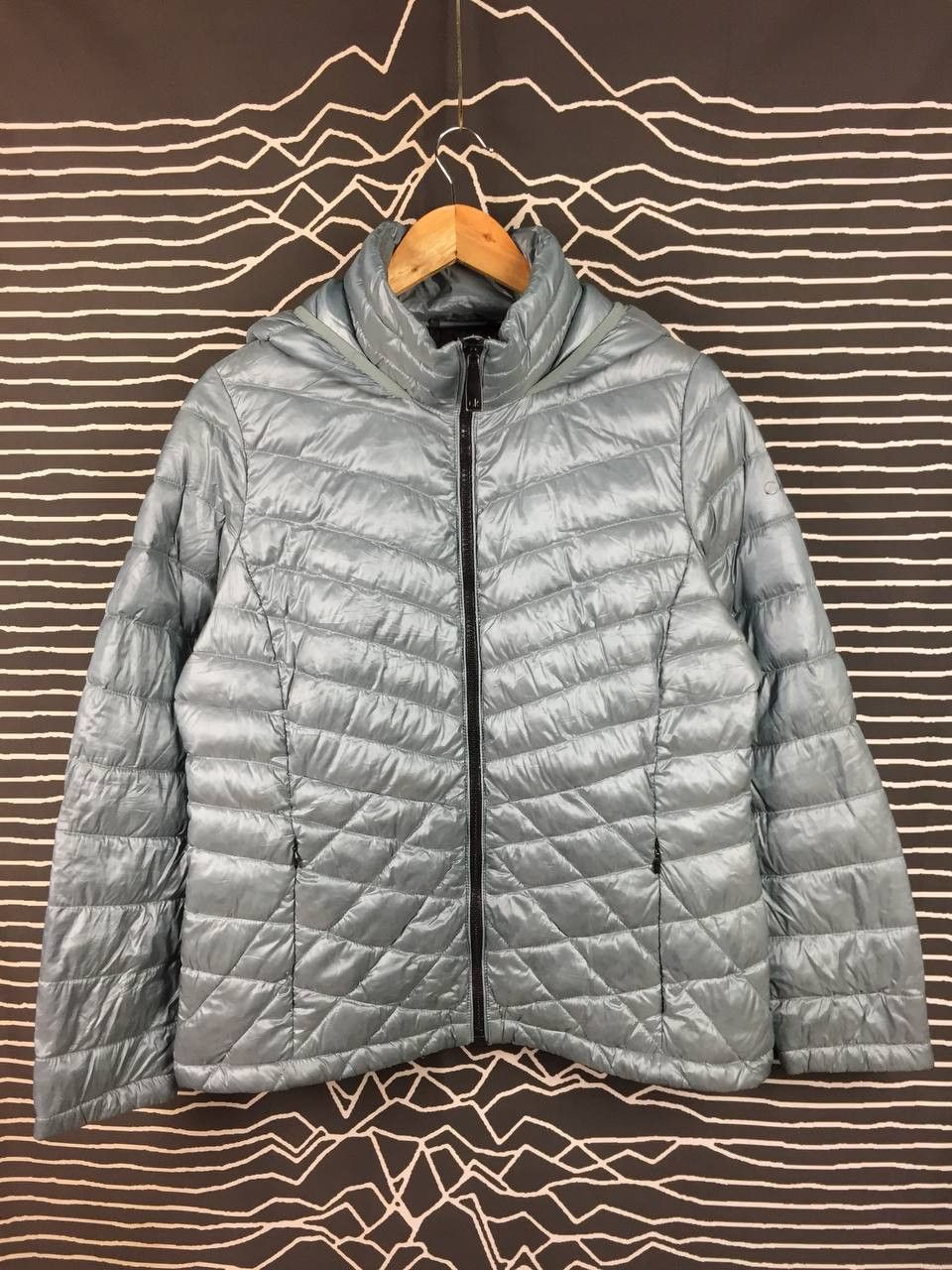 Calvin Klein Calvin Klein Women's Shine Hooded Packable Down Puffer Coat Size L / US 10 / IT 46 - 1 Thumbnail