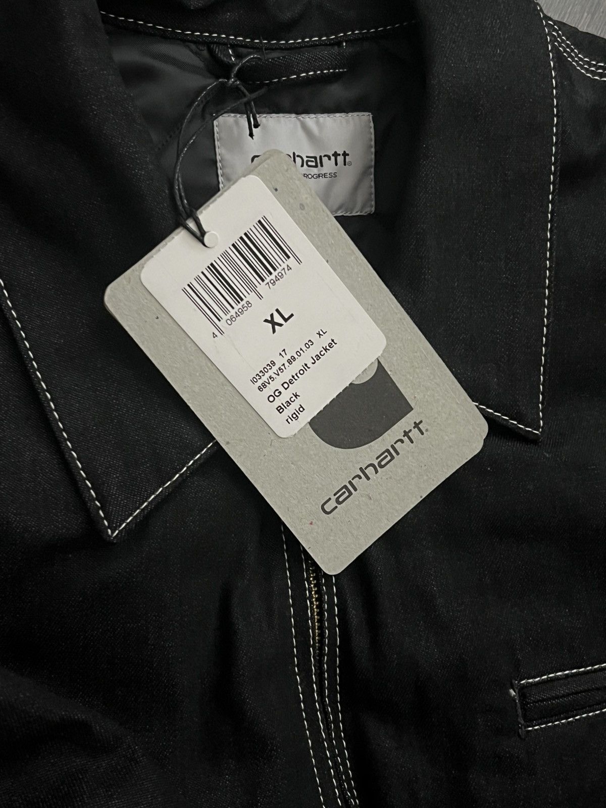 Carhartt Carhartt OG Detroit Jacket Black rigid XL Size US XL / EU 56 / 4 - 4 Thumbnail