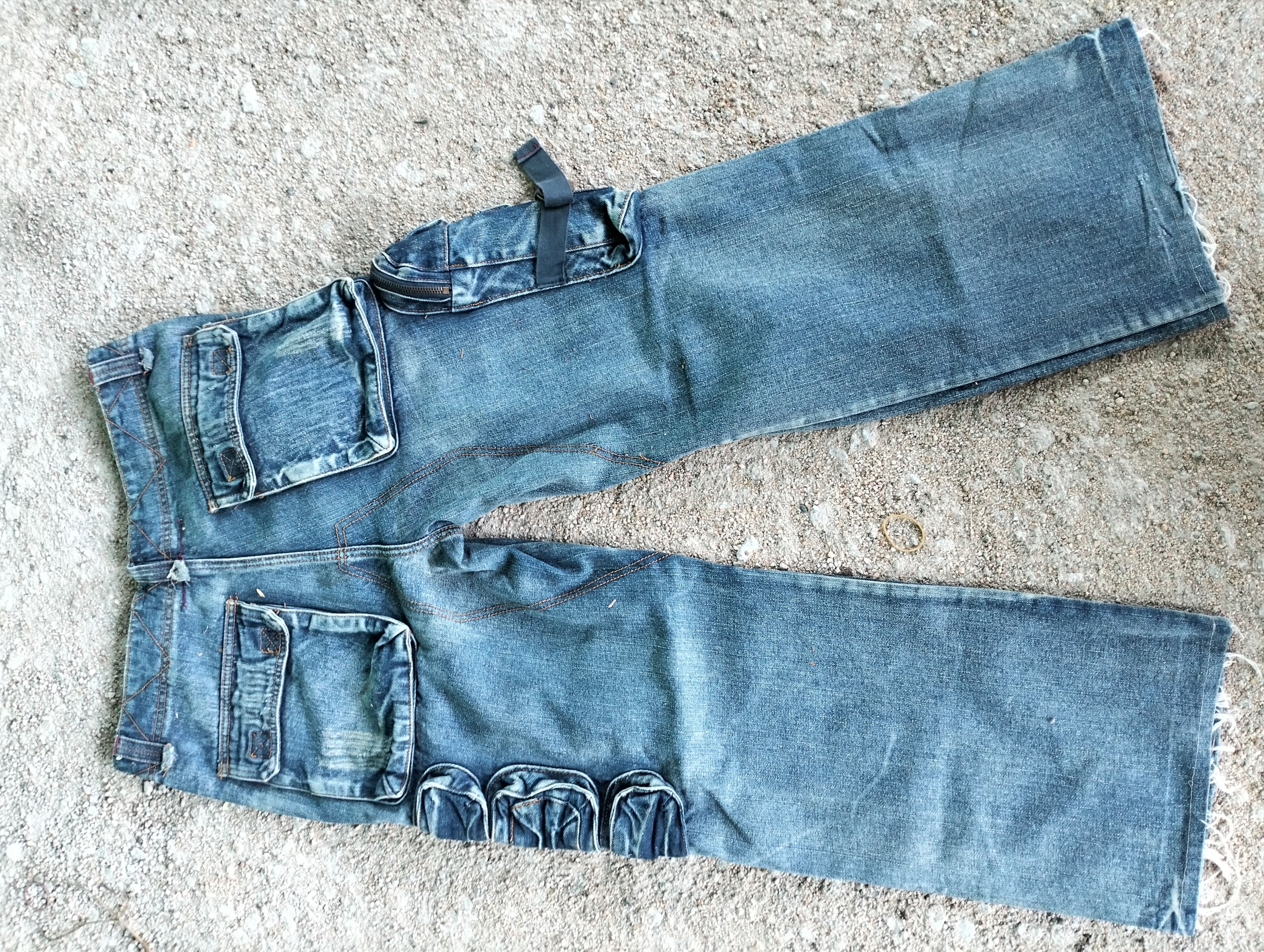 Other Streetwear utility denim cargo jeans Size US 34 / EU 50 - 2 Thumbnail