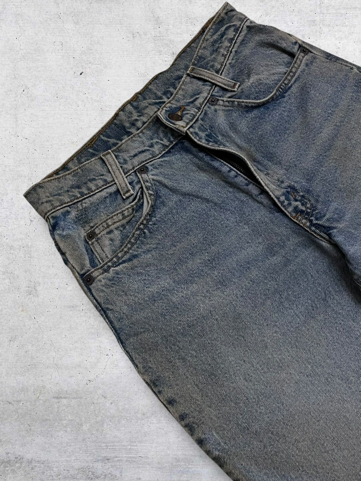 Levi's Vintage Clothing VINTAGE 550 1990S LEVIS USA DESIGNER DIRTY DESIGN DENIM RARE Size US 28 / EU 44 - 8 Thumbnail