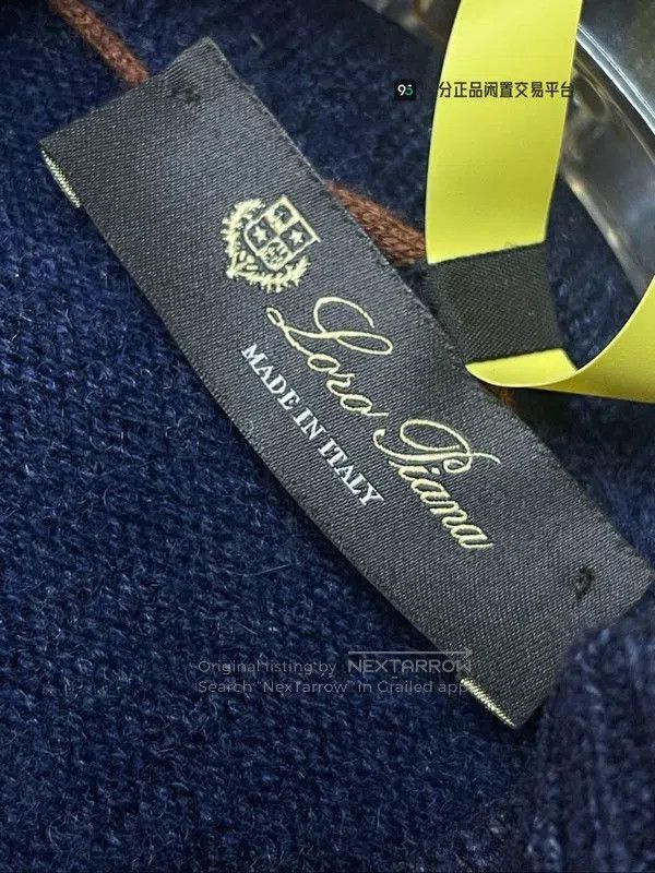 Loro Piana Loro Piana Men's Blue Double Zipper Knit Cardigan. Size US M / EU 48-50 / 2 - 3 Thumbnail