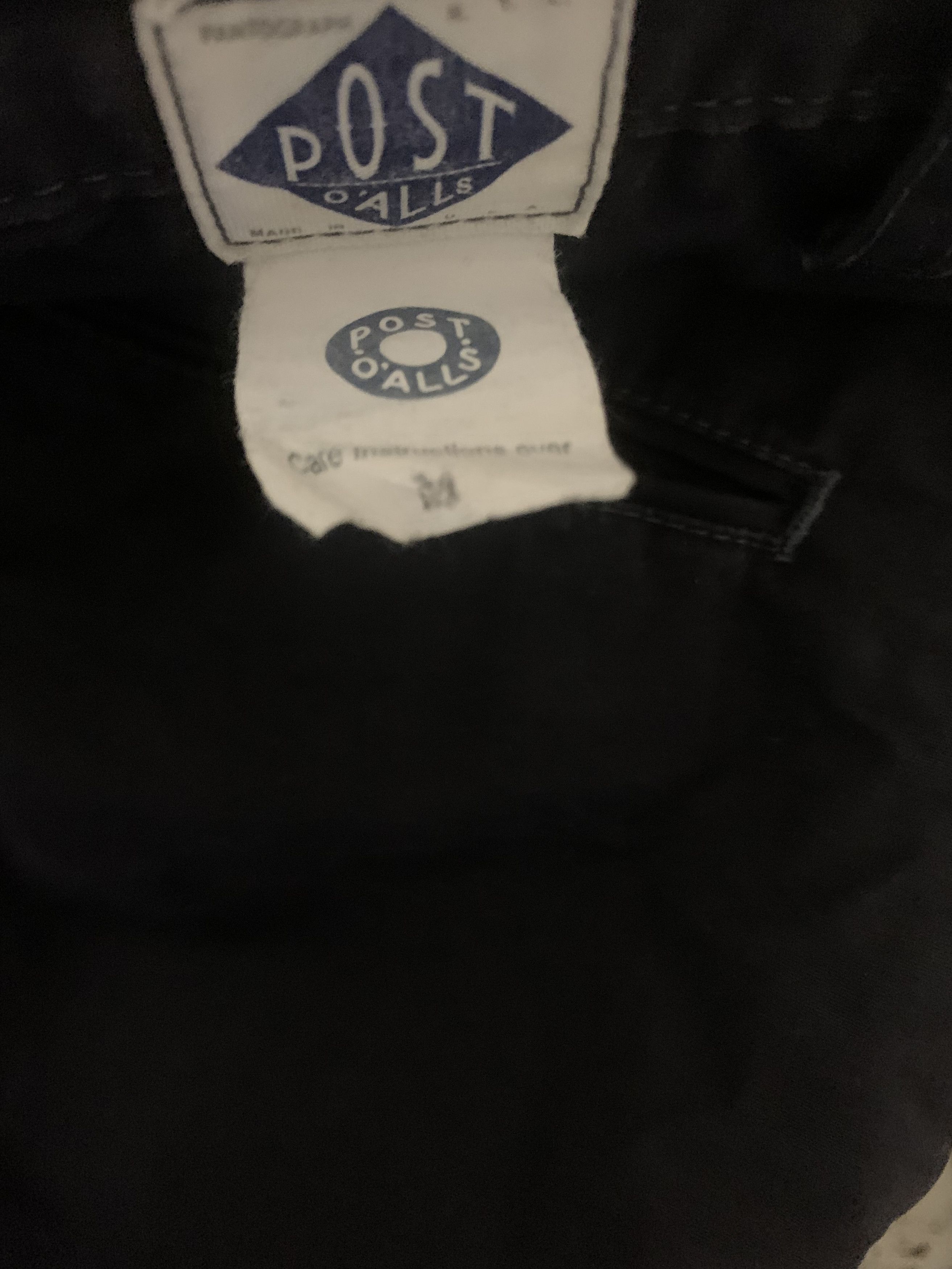 Post Overalls Post O 'Alls Menpolini shorts mid weight poplin navy Size US 31 - 5 Thumbnail