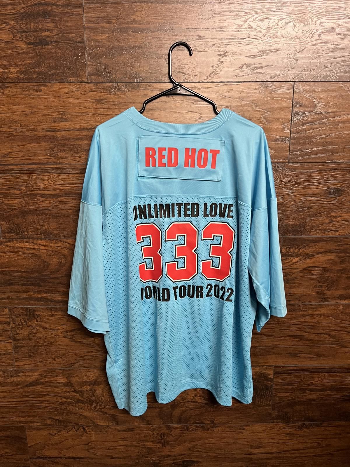 Designer Rare Red Hot Chili Peppers Football Jersey Unlimited Love Size US XXL / EU 58 / 5 - 2 Thumbnail