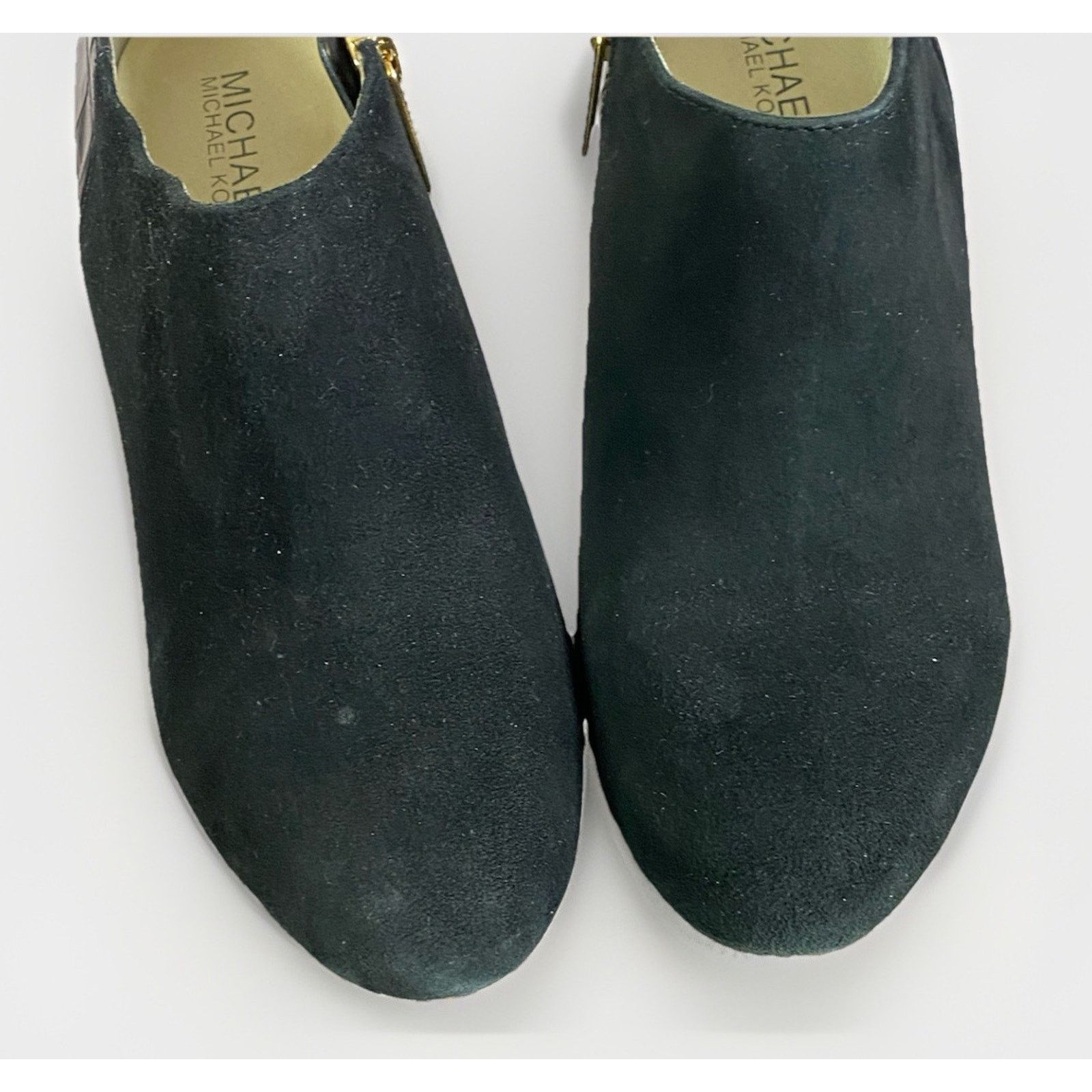 Michael Kors Michael Kors Women’s 8.5 Black Leather Suede BOOTIES Size US 8.5 / IT 38.5 - 4 Thumbnail