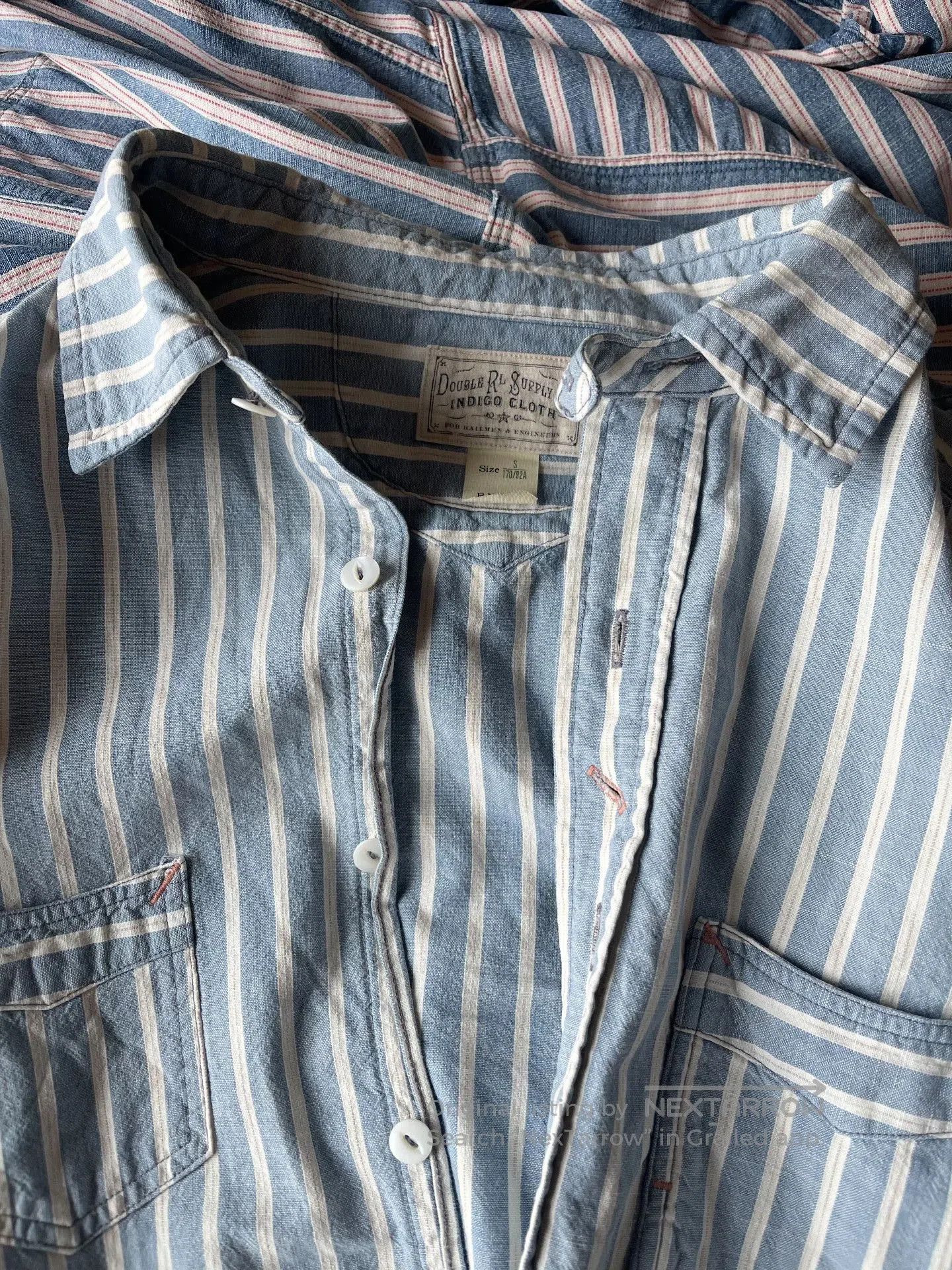 RRL Ralph Lauren RRL Double RL Western Striped Shirt. Size US S / EU 44-46 / 1 - 2 Thumbnail