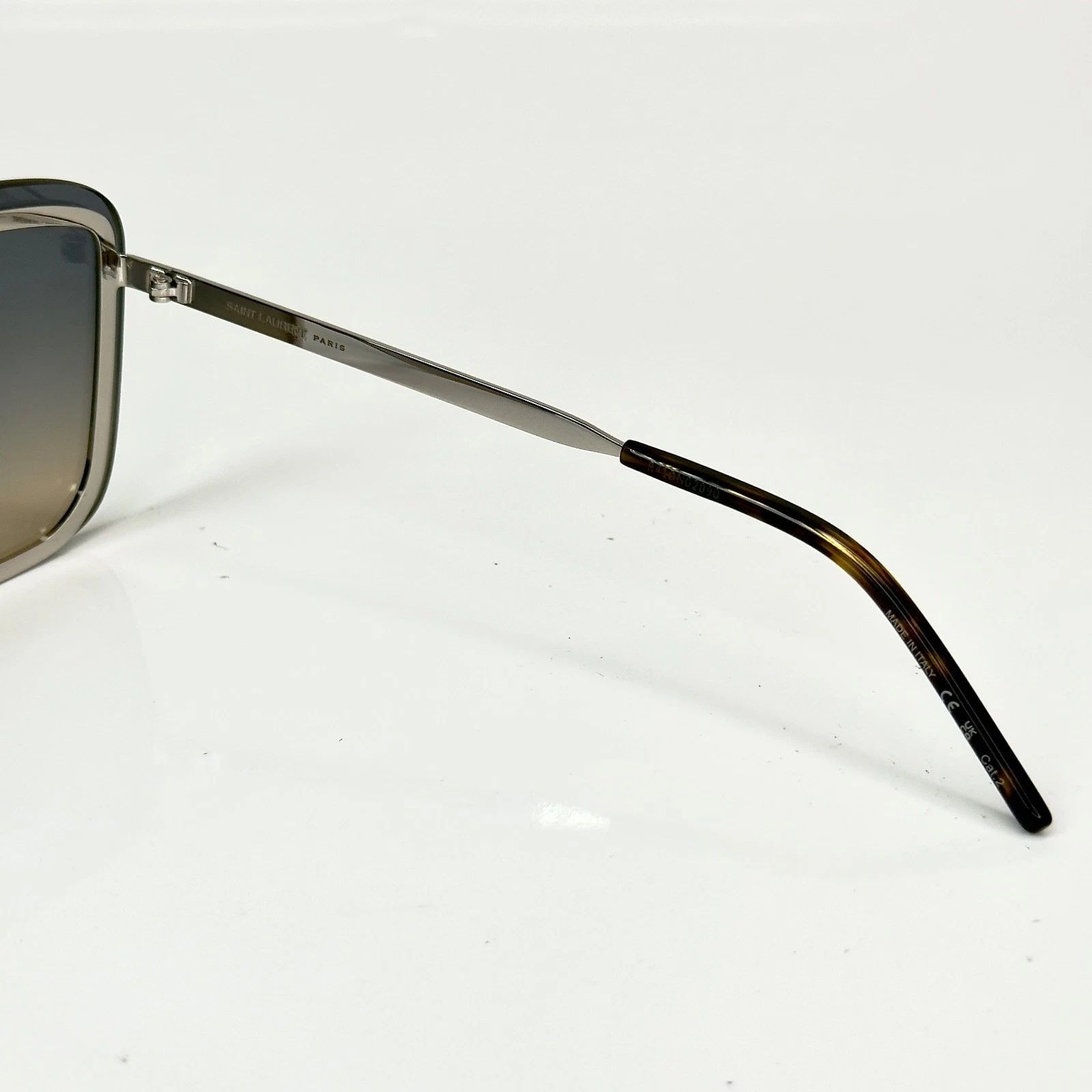 Yves Saint Laurent SAINT LAURENT 364 MASK YSL SL364 009 Blue Unisex Sunglasses Size ONE SIZE - 7 Thumbnail