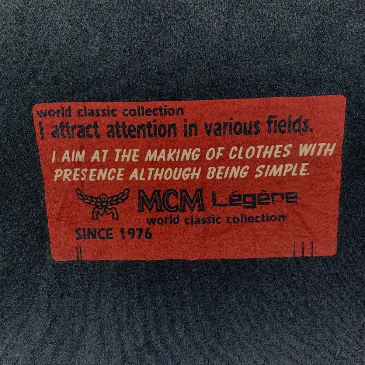 MCM Vintage MCM LEGERE World Classic Colletion Tee Shirt Top Size US L / EU 52-54 / 3 - 6 Thumbnail