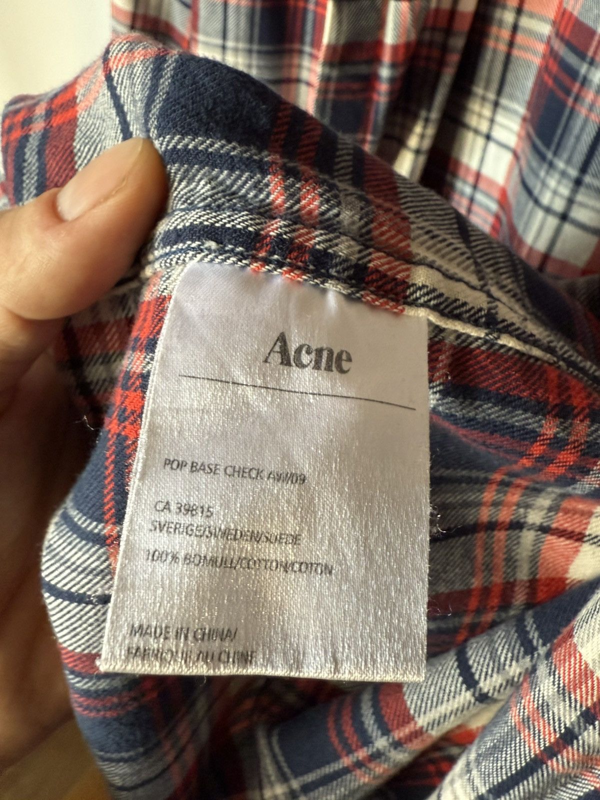 Acne Studios Acne Studios Pop Oxford Shirt Size US L / EU 52-54 / 3 - 4 Thumbnail