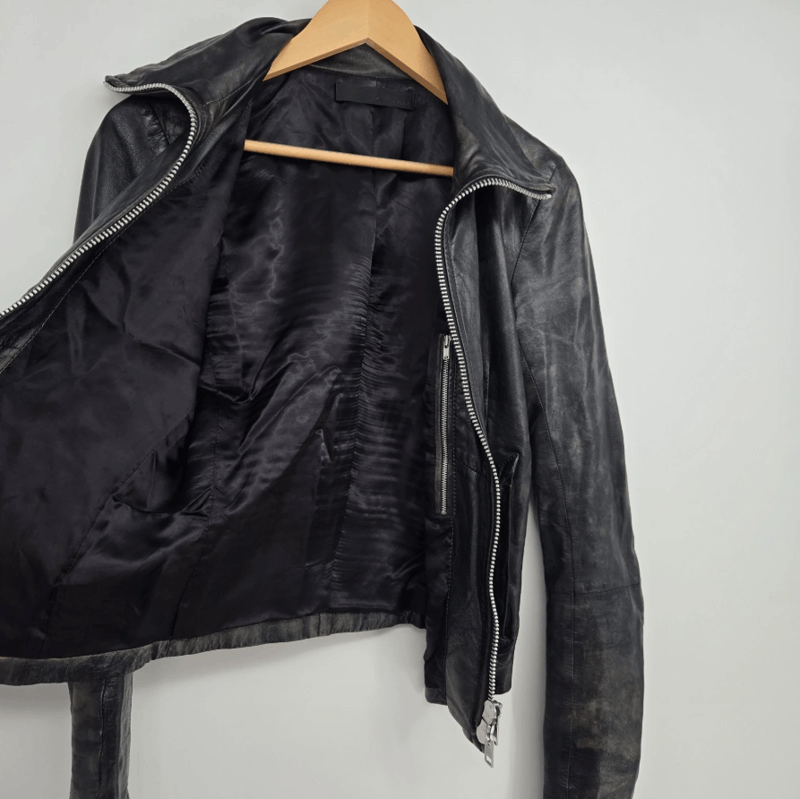 Ekam Rare Vintage EKAM Lamb Leather Jacket Size US S / EU 44-46 / 1 - 4 Thumbnail