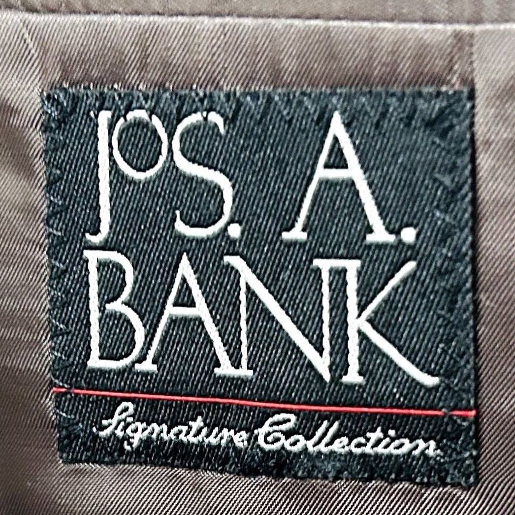 Jos. A. Bank Jos A Bank Sport Coat 44R Brown Glen Plaid Two-Button Lined Vented Wool Jacket/Coat Mens Size US XS / EU 42 / 0 - 3 Thumbnail