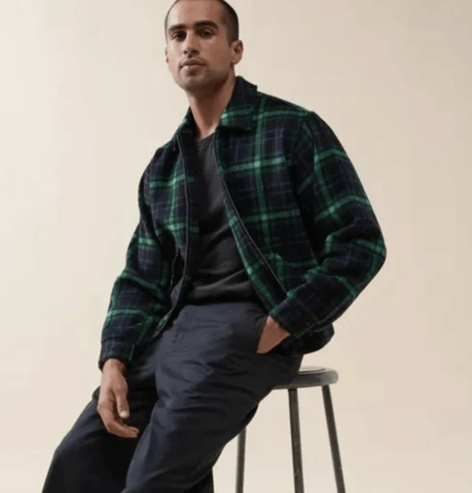 Urban Outfitters Urban Outfitters Mens Zip Up Plaid Blend Bomber Jacket Size US L / EU 52-54 / 3 - 1 Thumbnail