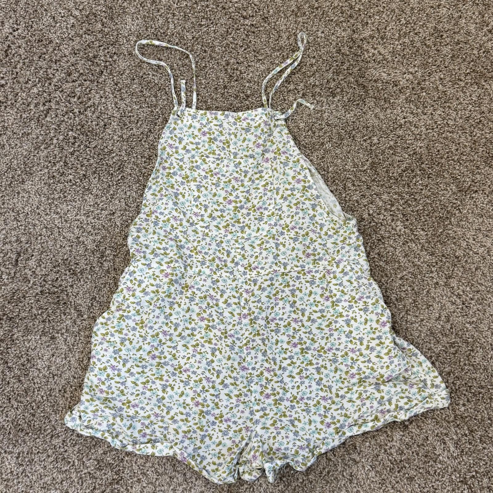Aeropostale Aeropostale Floral Print Romper with Pockets Size 32" / US 10 / IT 46 - 1 Thumbnail