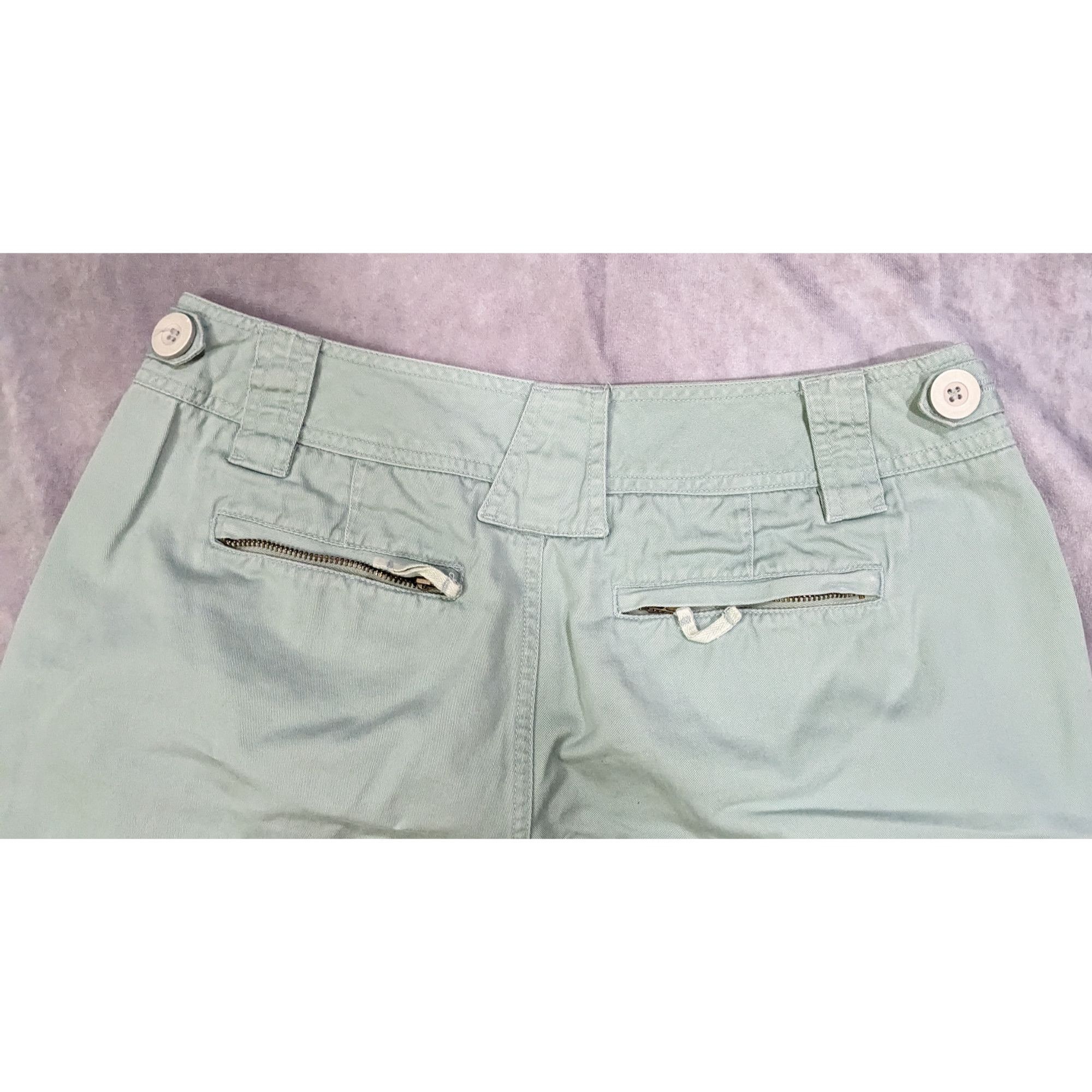 Other Preppy Mint Green Capris by Khakis International Design Size 32" / US 10 / IT 46 - 12 Thumbnail