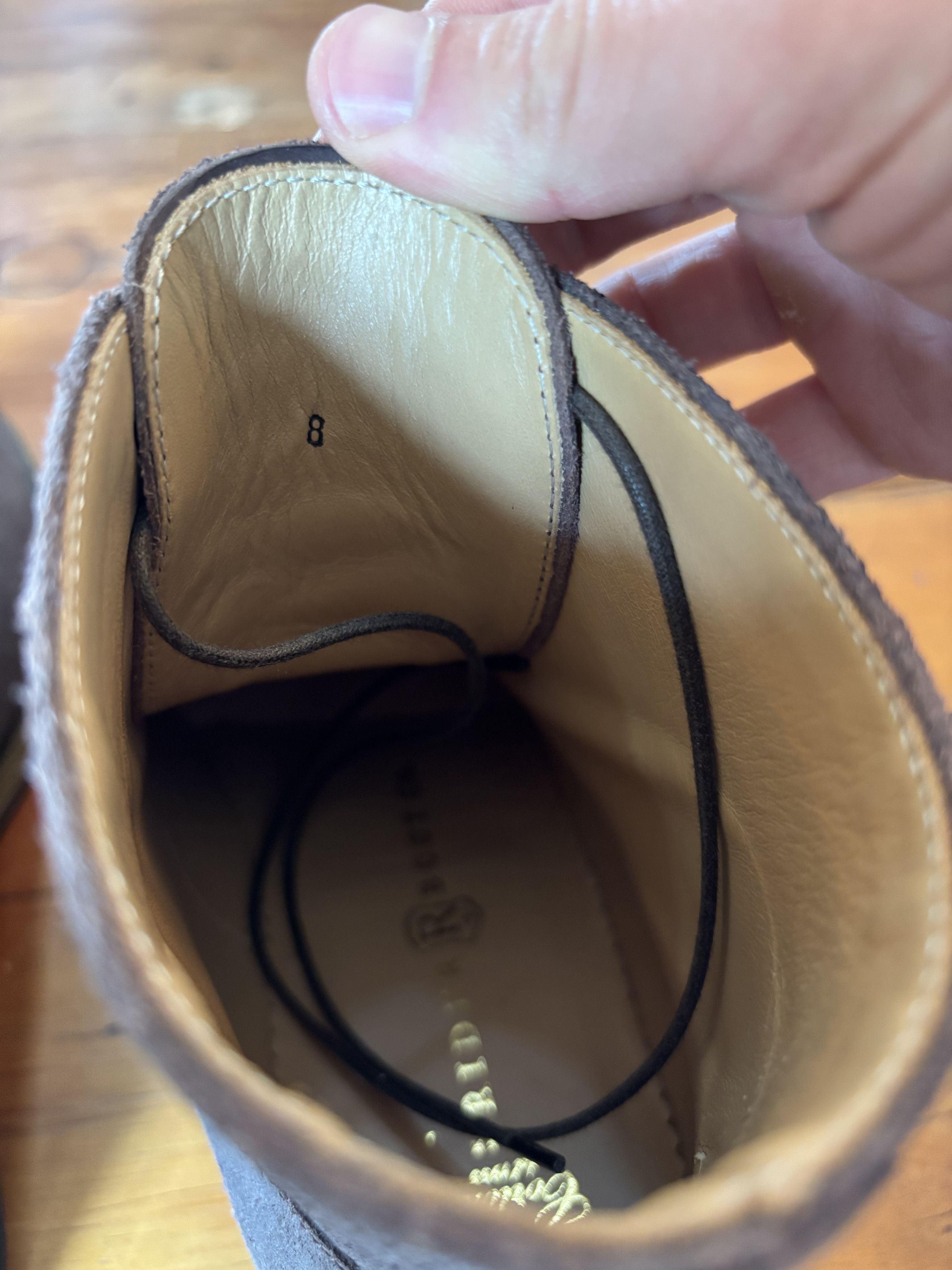 Rider Boot Co. Dundalk 2 Leather Boot - 'Reverso' Veg Tan Reverse Calf Size US 8 / EU 41 - 9 Thumbnail
