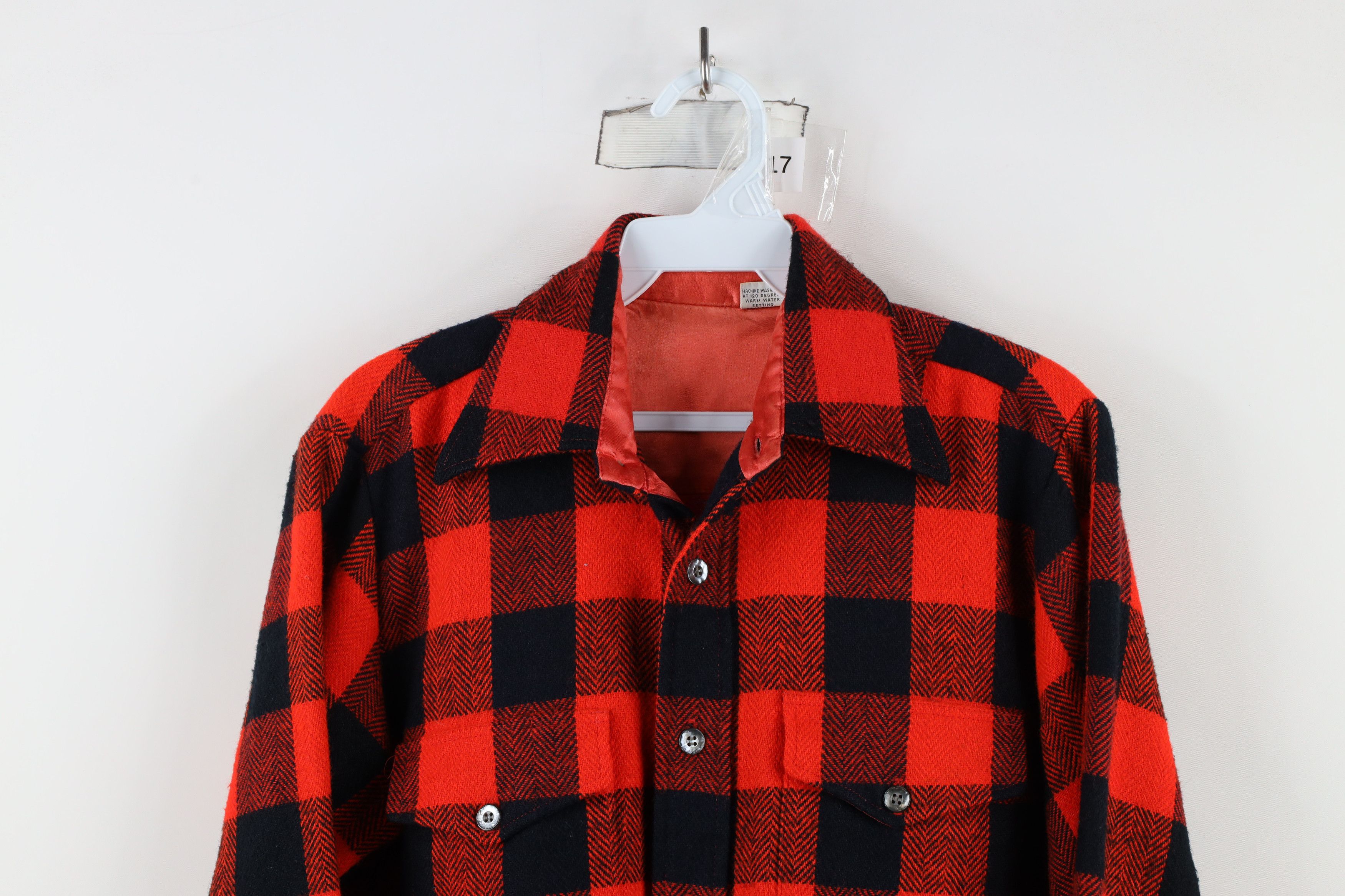 Vintage Vintage 60s 70s Streetwear Collared Button Shirt Buffalo Size US S / EU 44-46 / 1 - 2 Thumbnail