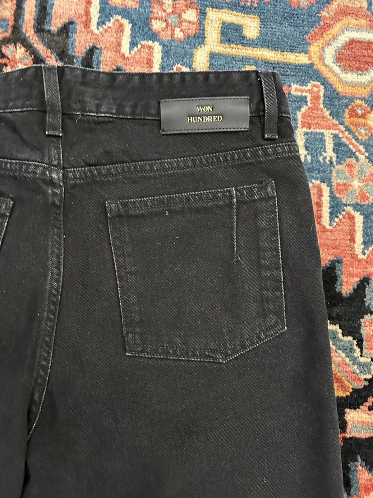 Won Hundred Won Hundred - Black Jeans - 31x32 Size US 31 - 4 Thumbnail