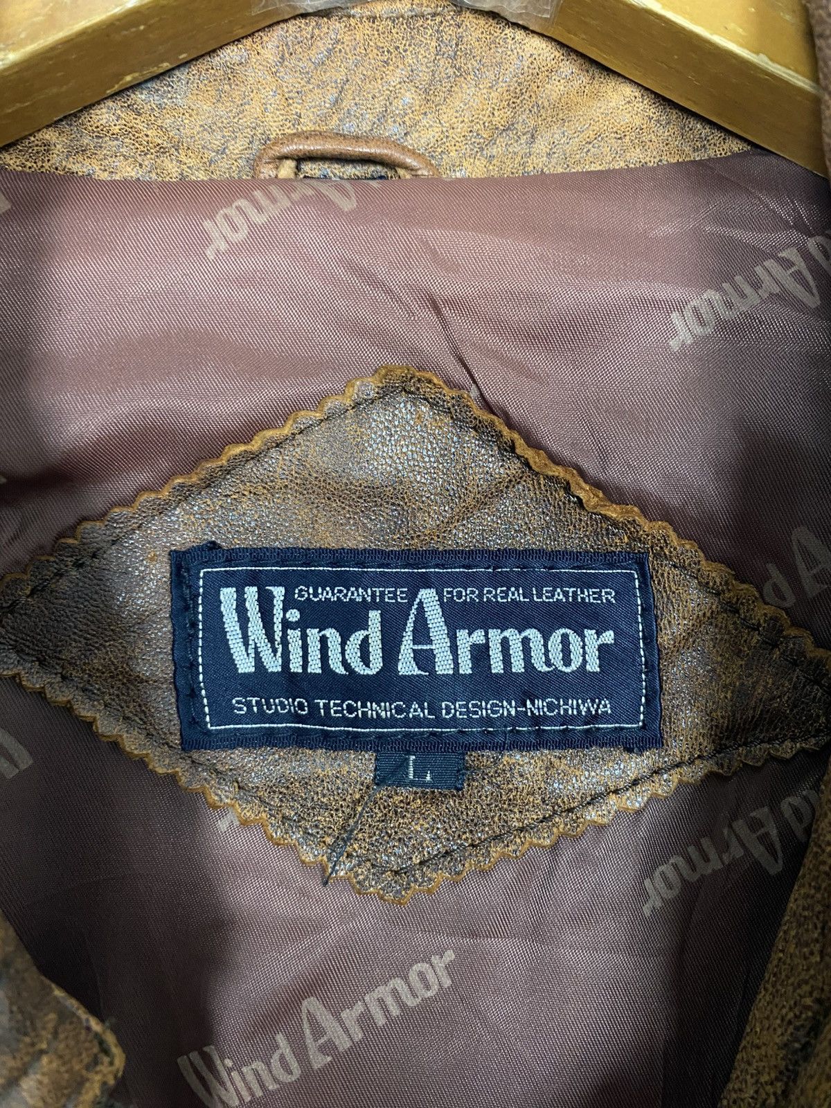 Japanese Brand Rare‼️ Vintage Wind Armor Sheep Skin Leather Size US M / EU 48-50 / 2 - 9 Thumbnail