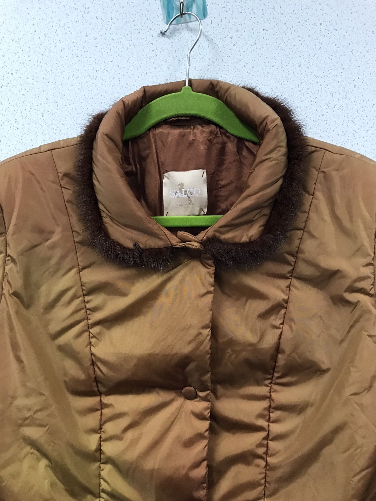 Vintage Salco Fur Puffer Jacket Size M / US 6-8 / IT 42-44 - 7 Thumbnail