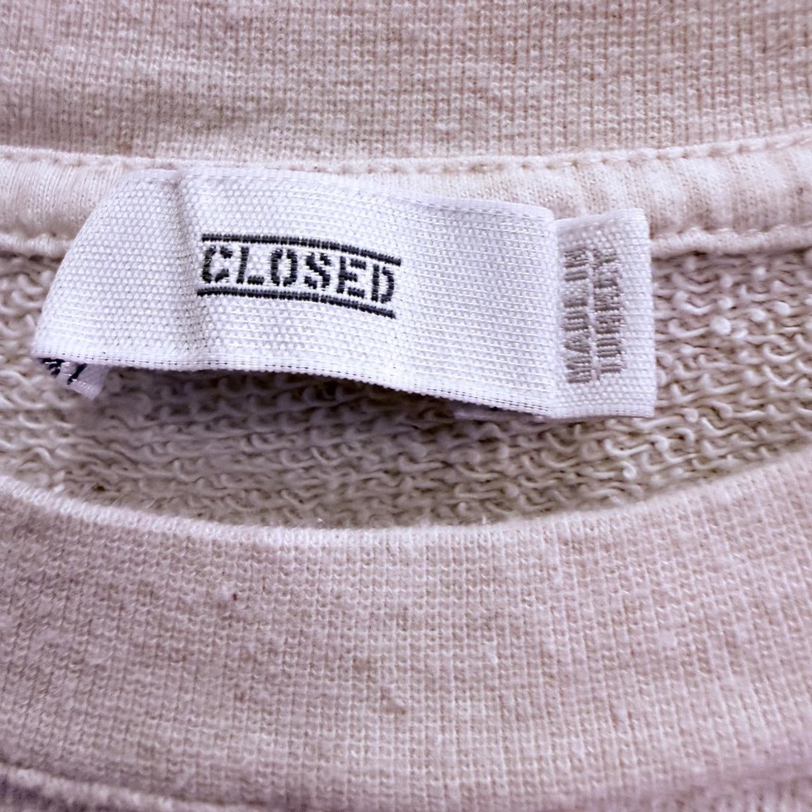 CLOSED Closed Heathered Cream Sunburst Terry Sweatshirt Sz XL Size US XL / EU 56 / 4 - 6 Thumbnail