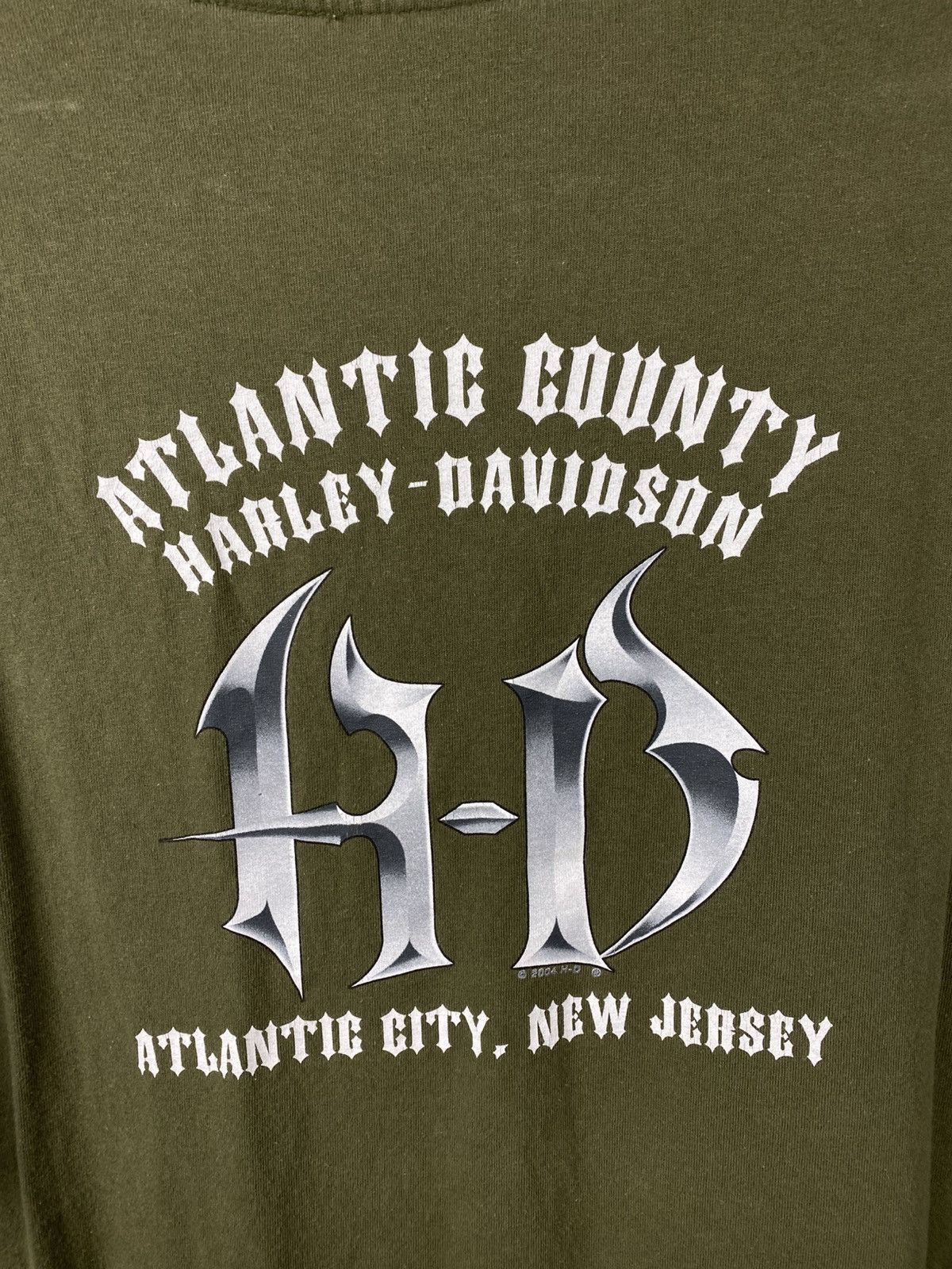 Harley Davidson 🇺🇸Vintage 2004 T-Shirt Harley Davidson Atlantic Country Tee🇺🇸 Size US XL / EU 56 / 4 - 10 Thumbnail