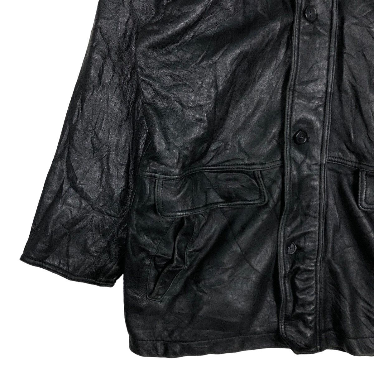 Japanese Brand 🔥90’s Vtg Lamb Leather Jacket Worker Paris Charley Bay Size US L / EU 52-54 / 3 - 4 Thumbnail