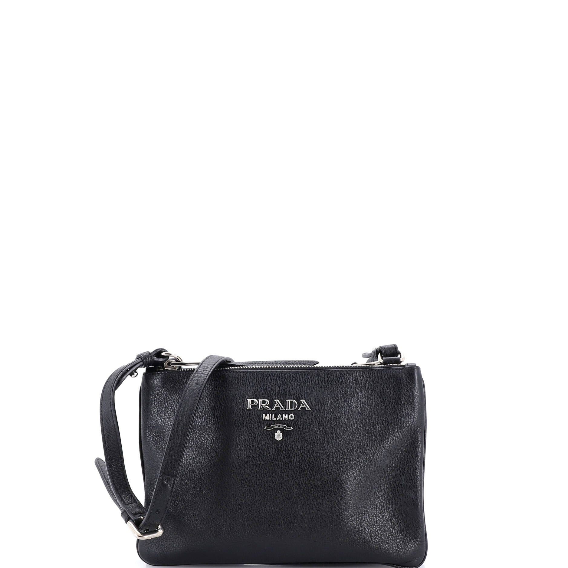 Prada Double Zip Crossbody Bag Size ONE SIZE - 1 Thumbnail