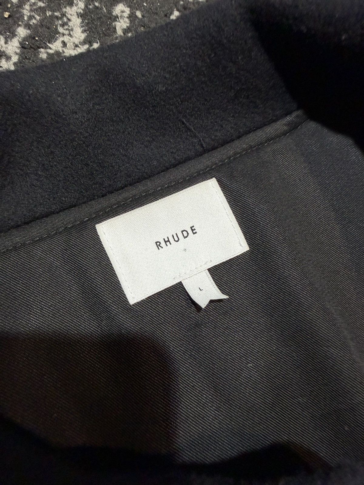 Rhude RHUDE Varsity Leather Jacket Size US L / EU 52-54 / 3 - 4 Thumbnail