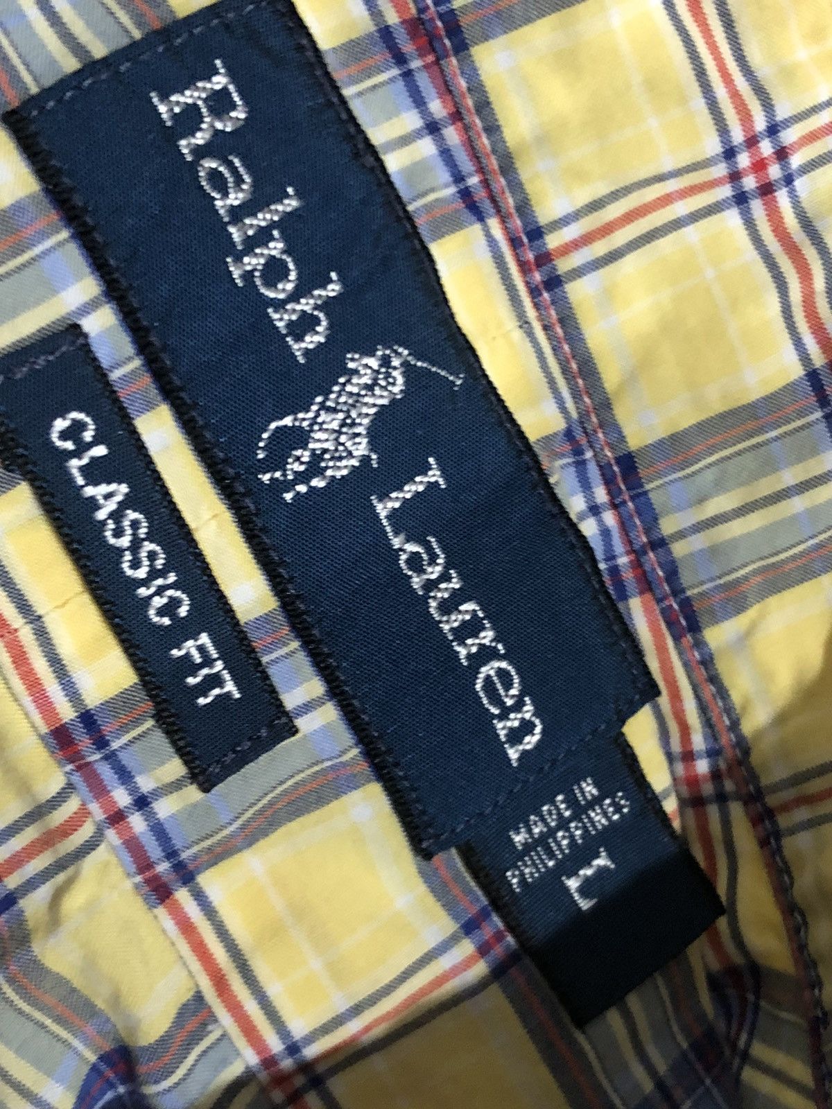 Polo Ralph Lauren × Vintage Vtg Polo Ralph Lauren Plaid Button Down Size US L / EU 52-54 / 3 - 6 Thumbnail