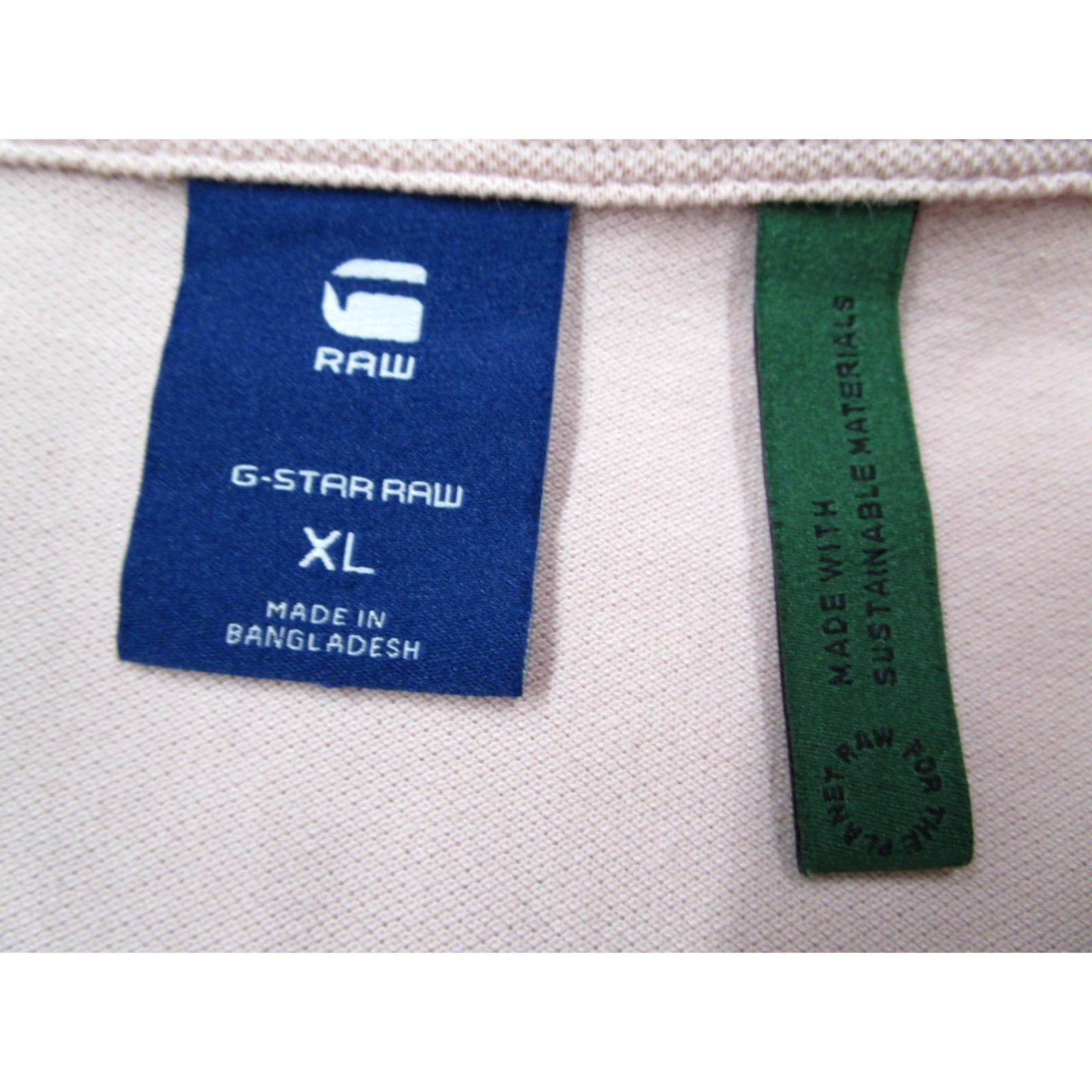 G-Star G Star Shirt Mens XL Pink MEMULA ORIGINALS GR polo Organic Cotton Blend Short Sleeve Logo City Sports Polo Shirt Size US XL / EU 56 / 4 - 3 Thumbnail