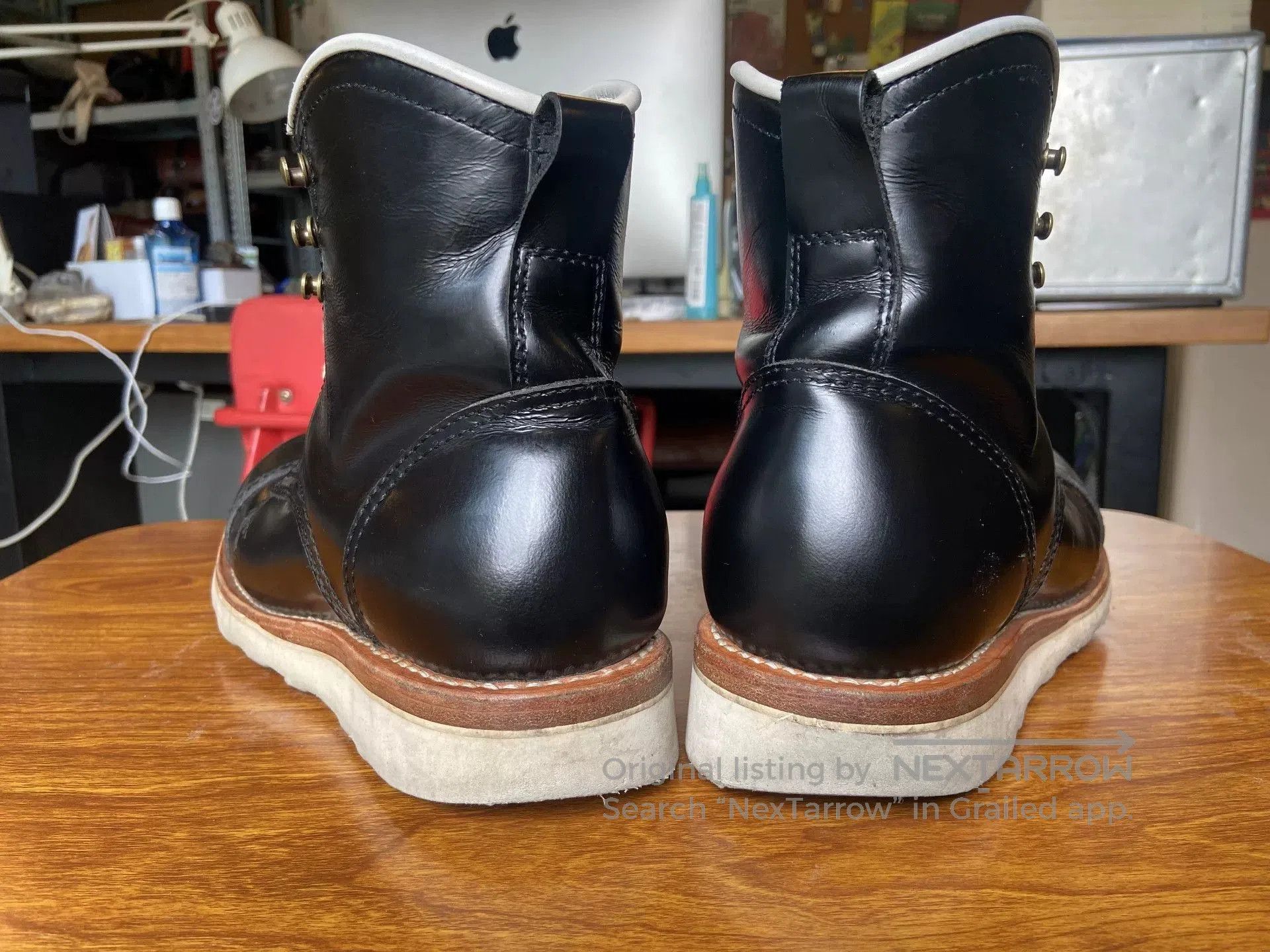 Greats Greats Handcrafted Black Combat Boots. Size US 7 / EU 40 - 3 Thumbnail