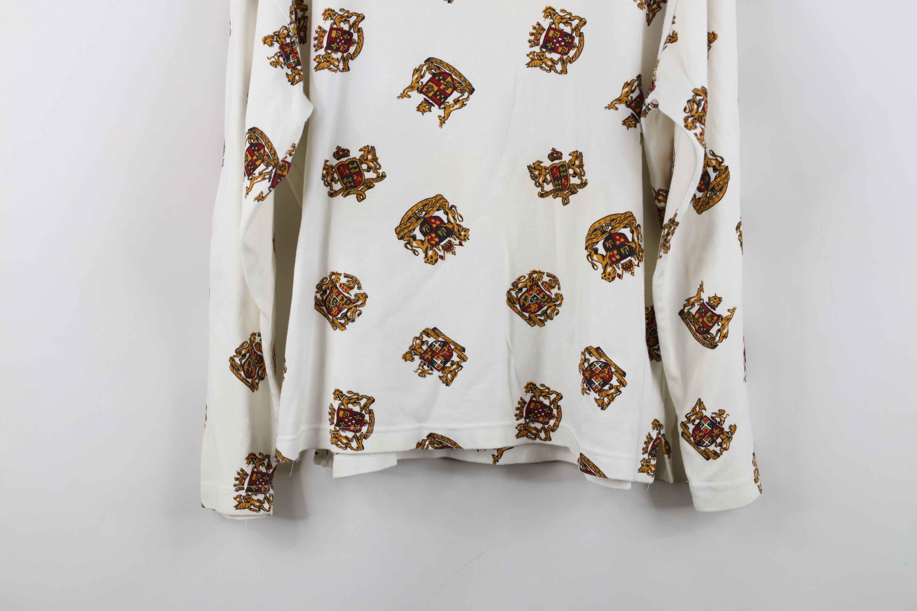 Vintage Vintage 90s Streetwear of Arms Turtleneck T-Shirt Cotton Size M / US 6-8 / IT 42-44 - 14 Thumbnail