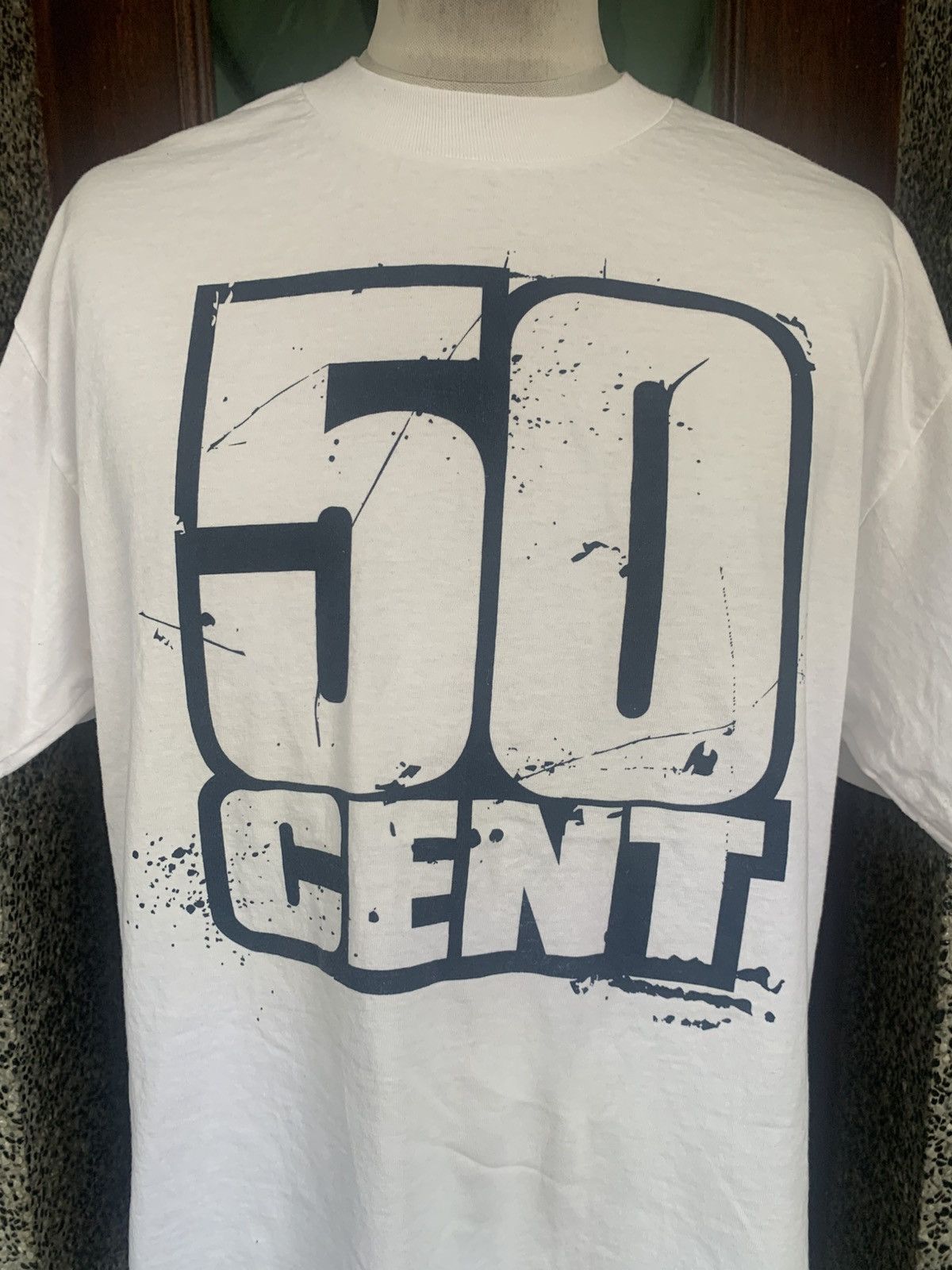 Rap Tees Vintage 50 Cent American Rapper / Hip Hop T shirt Size US L / EU 52-54 / 3 - 2 Thumbnail