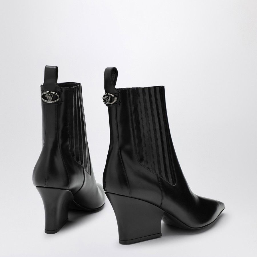 Valentino o1d2blof1024 V Logo Boots in Black Size US 8 / IT 38 - 5 Thumbnail