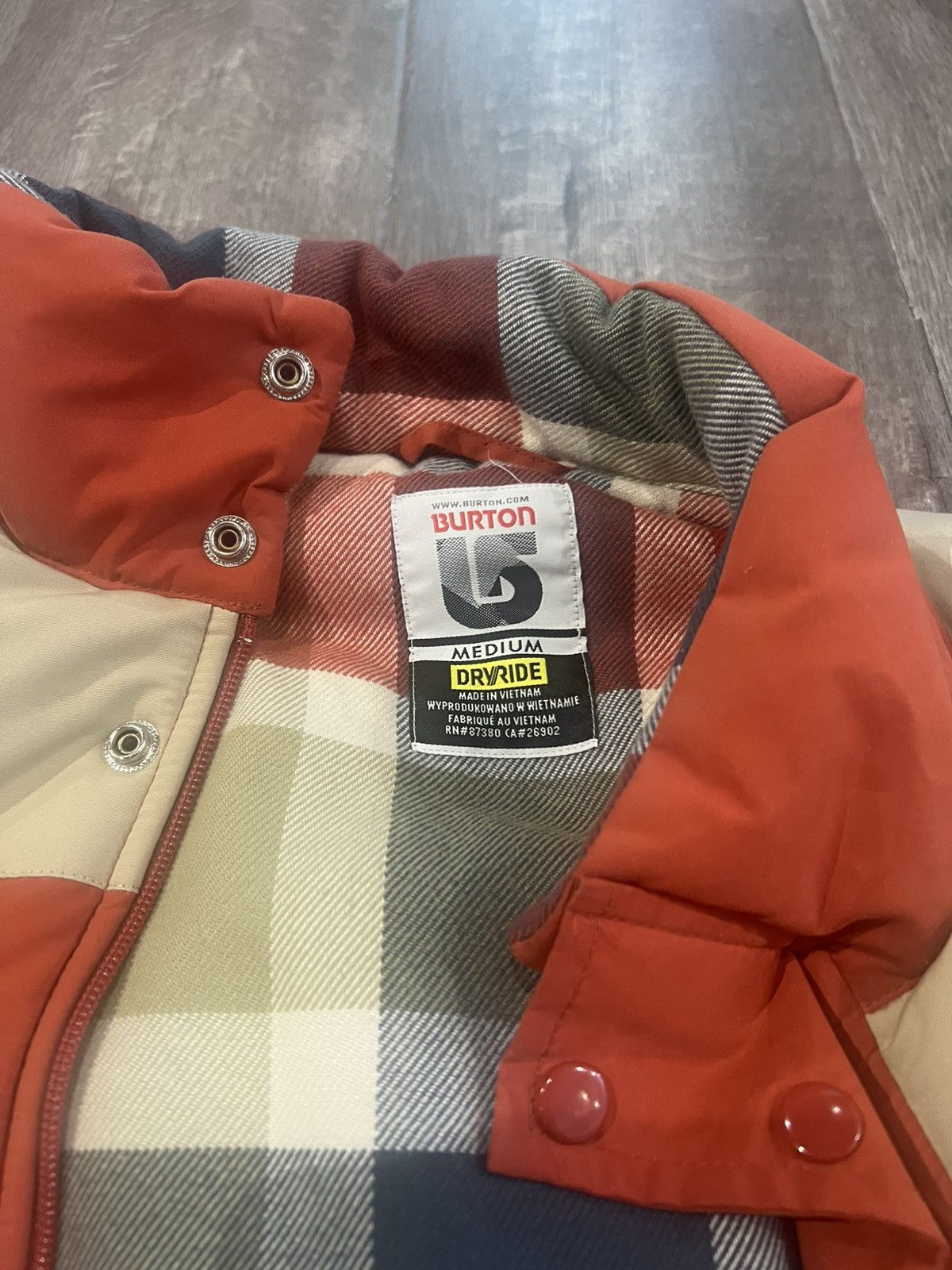 Burton Orange Snowboarding Burton Vest Size US M / EU 48-50 / 2 - 3 Thumbnail