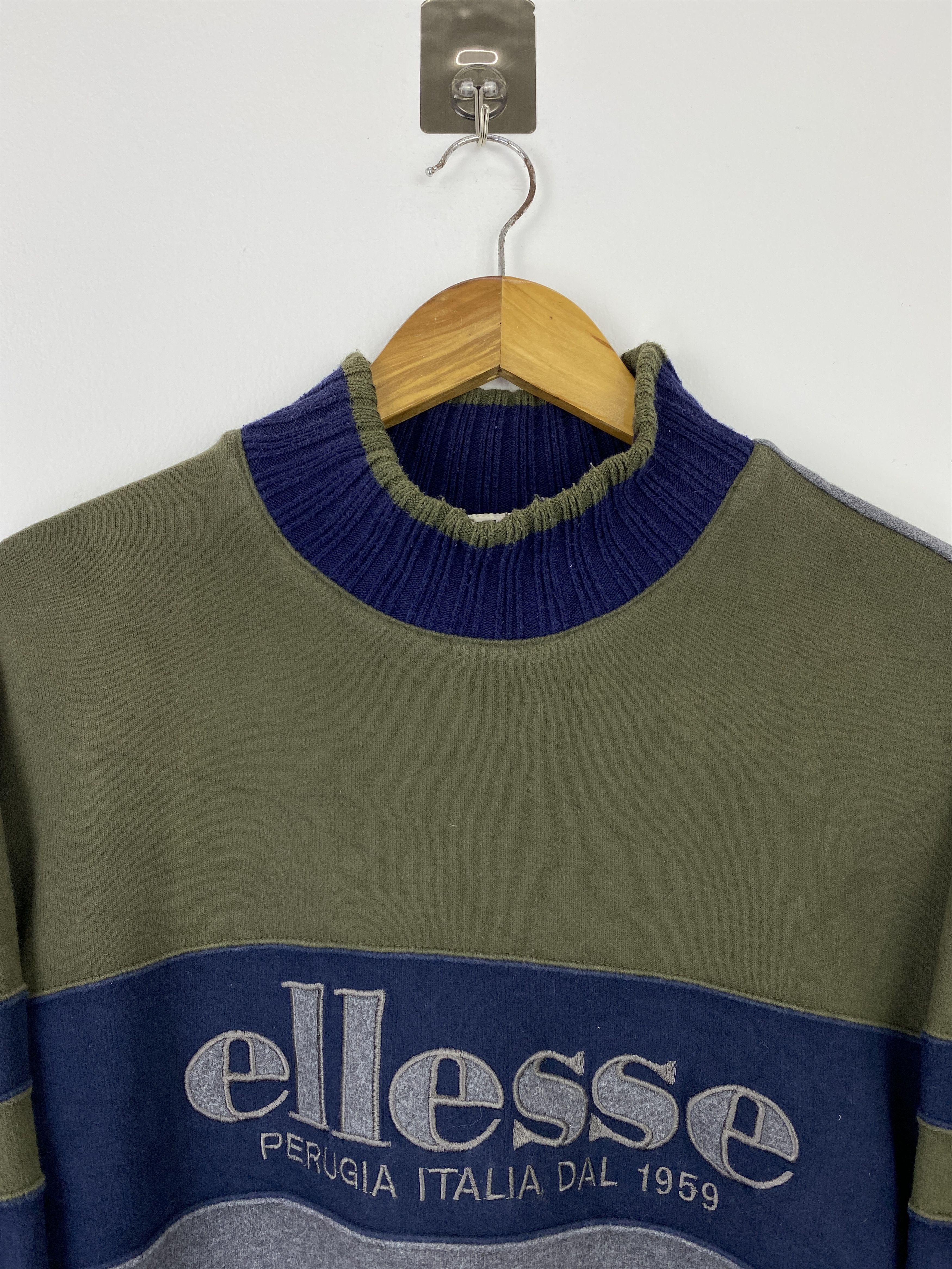 Ellesse Vintage 80s Ellesse Pullover Crewneck Sweatshirt SH0492 Size US L / EU 52-54 / 3 - 2 Thumbnail