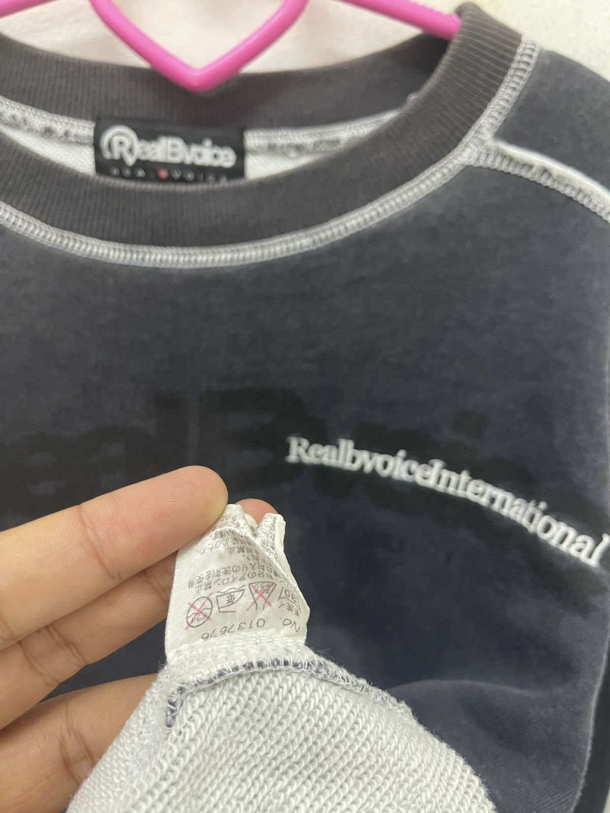 Japanese Brand Rare Vintage REALBVOICE International Spell Out Big Logo Size US S / EU 44-46 / 1 - 6 Thumbnail