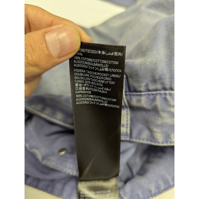 Balenciaga o1rshd1 Unisex Loose fit Jeans in Workwear Purple Size US 32 / EU 48 - 19 Thumbnail