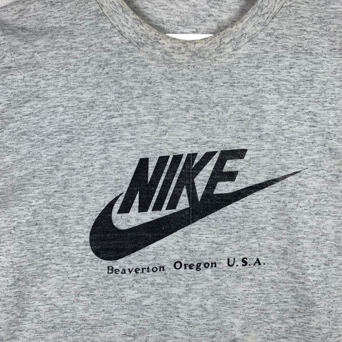 Nike × Vintage Vintage NIKE Swoosh Beaverton Oregon Usa Sportswear T-Shirt Size US S / EU 44-46 / 1 - 3 Thumbnail