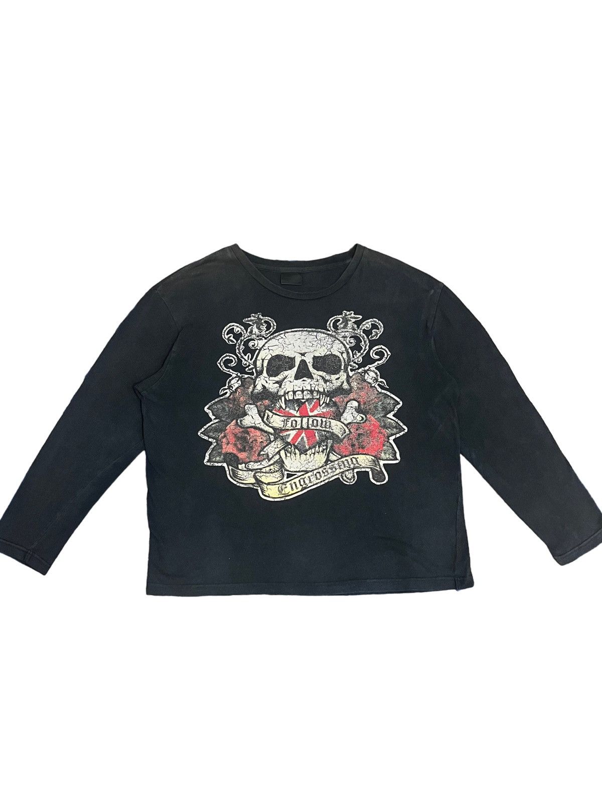 Other Vintage Space Opera Skull Imprint Long Sleeve T-Shirt Size US XL / EU 56 / 4 - 1 Thumbnail