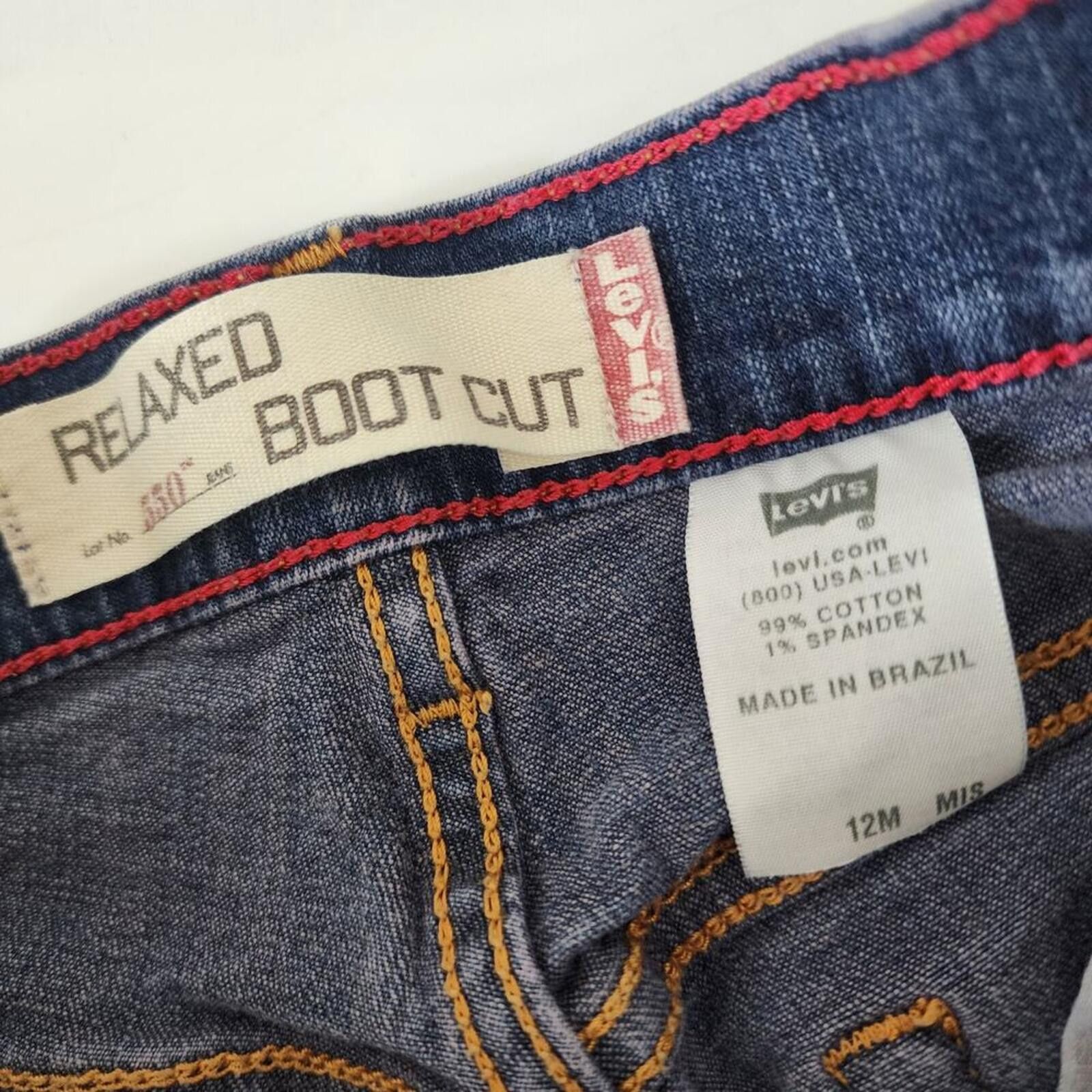Levi's Levi's 12M Denim Bootcut Blue Jeans Size 34" / US 12 / IT 48 - 3 Thumbnail