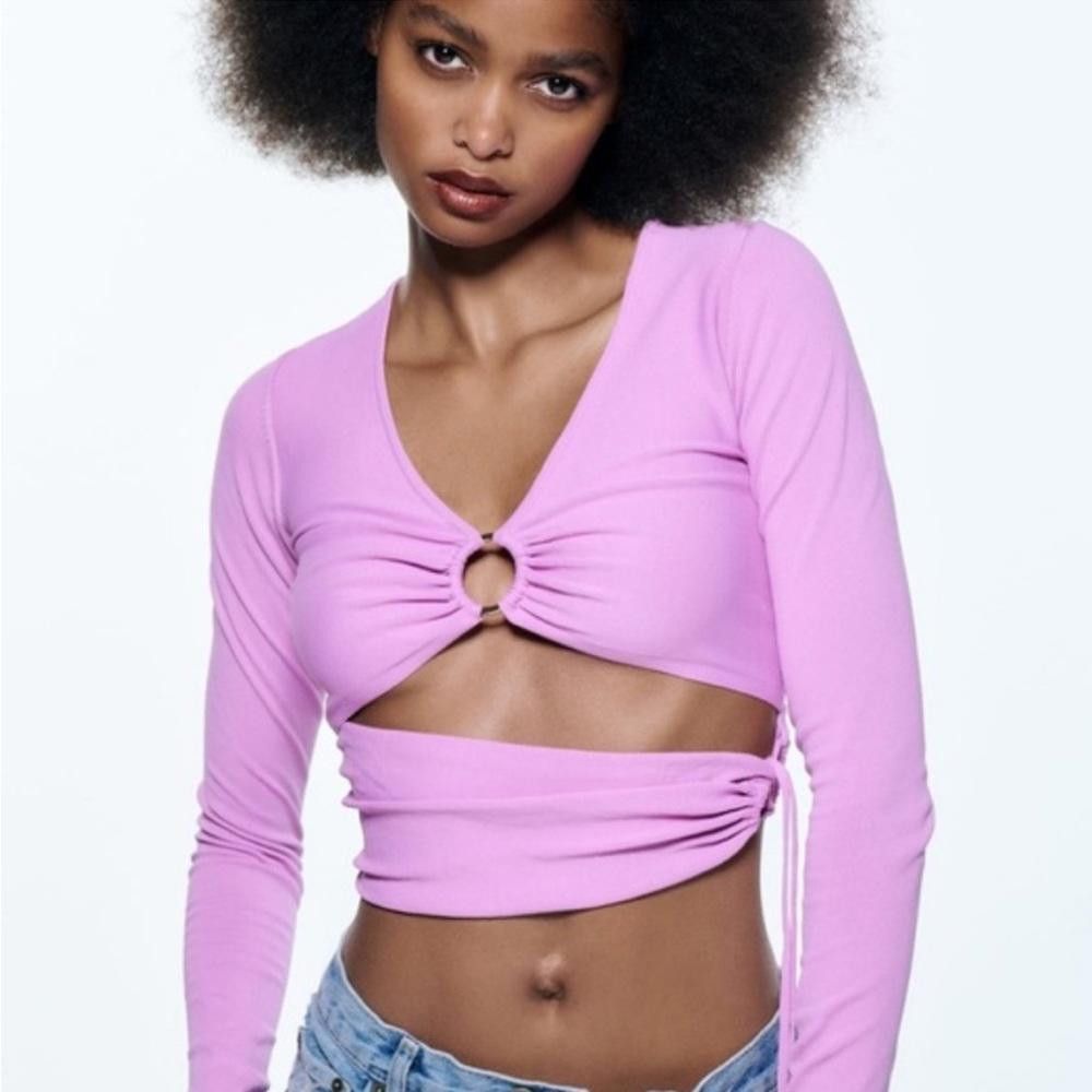 Zara Zara l Cut Out Knit Top Large Size L / US 10 / IT 46 - 8 Thumbnail