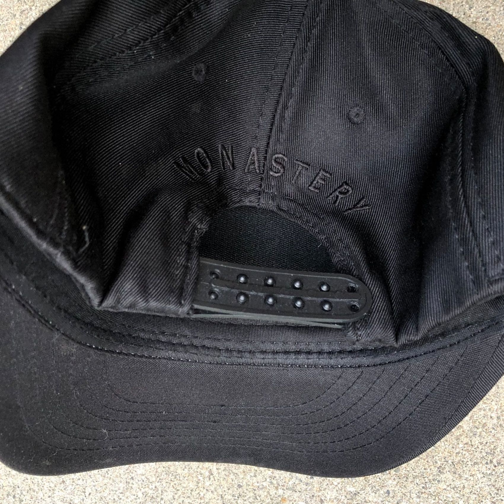 Vintage MONASTERY COUTURE Snapback Hat Men's One Size Black Adjustable Cap Size ONE SIZE - 5 Thumbnail