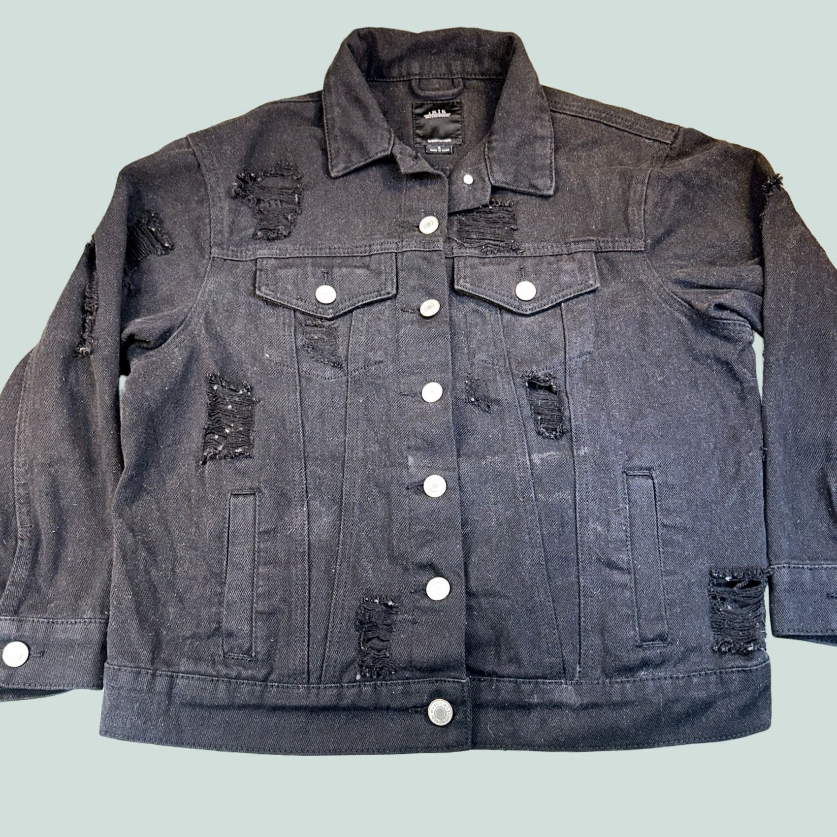 Vintage VINTAGE Iris Basic Jacket Women Small Black Iris Shirt Size 28" / US 6 / IT 42 - 1 Thumbnail