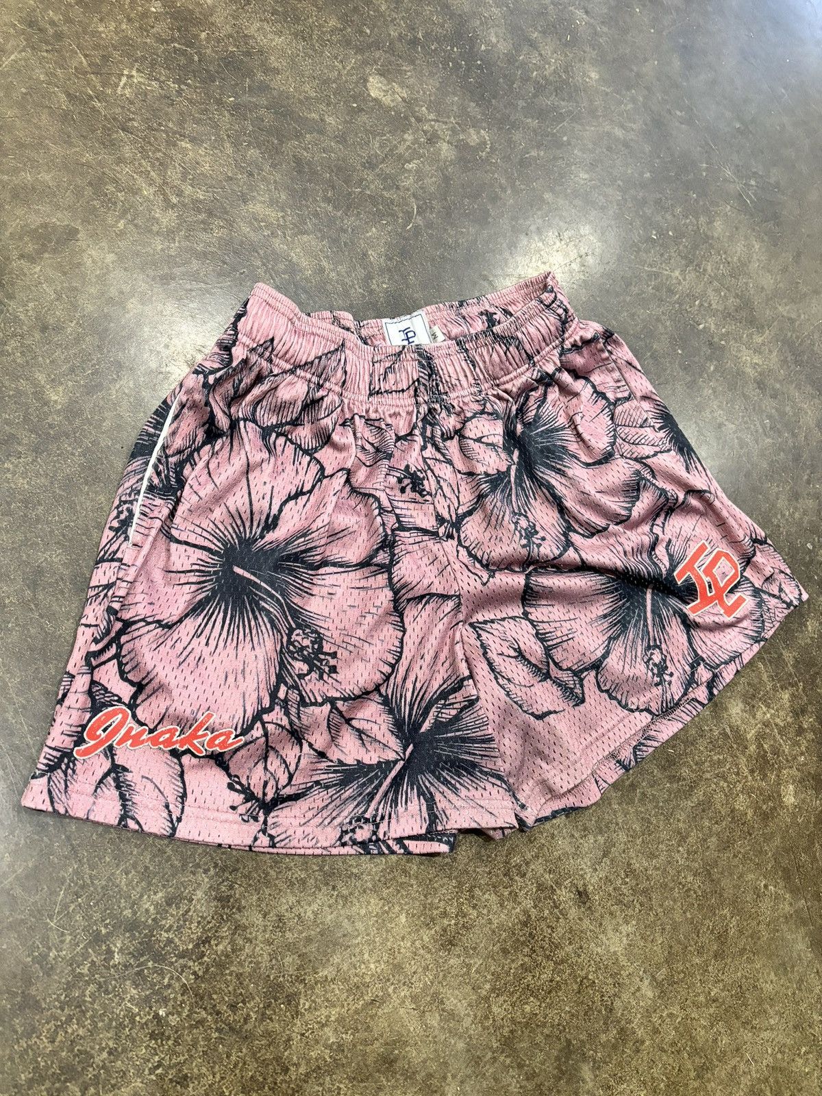 Other Inaka Power Mesh Floral Athletic Shorts Size US 32 / EU 48 - 4 Thumbnail