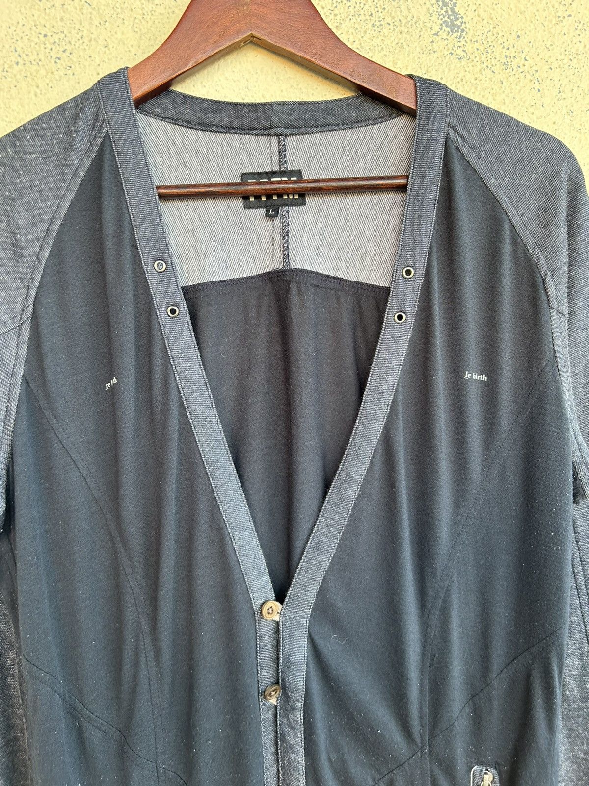 Designer × Japanese Brand PPFM le birth Cardigan Size L / US 10 / IT 46 - 6 Thumbnail