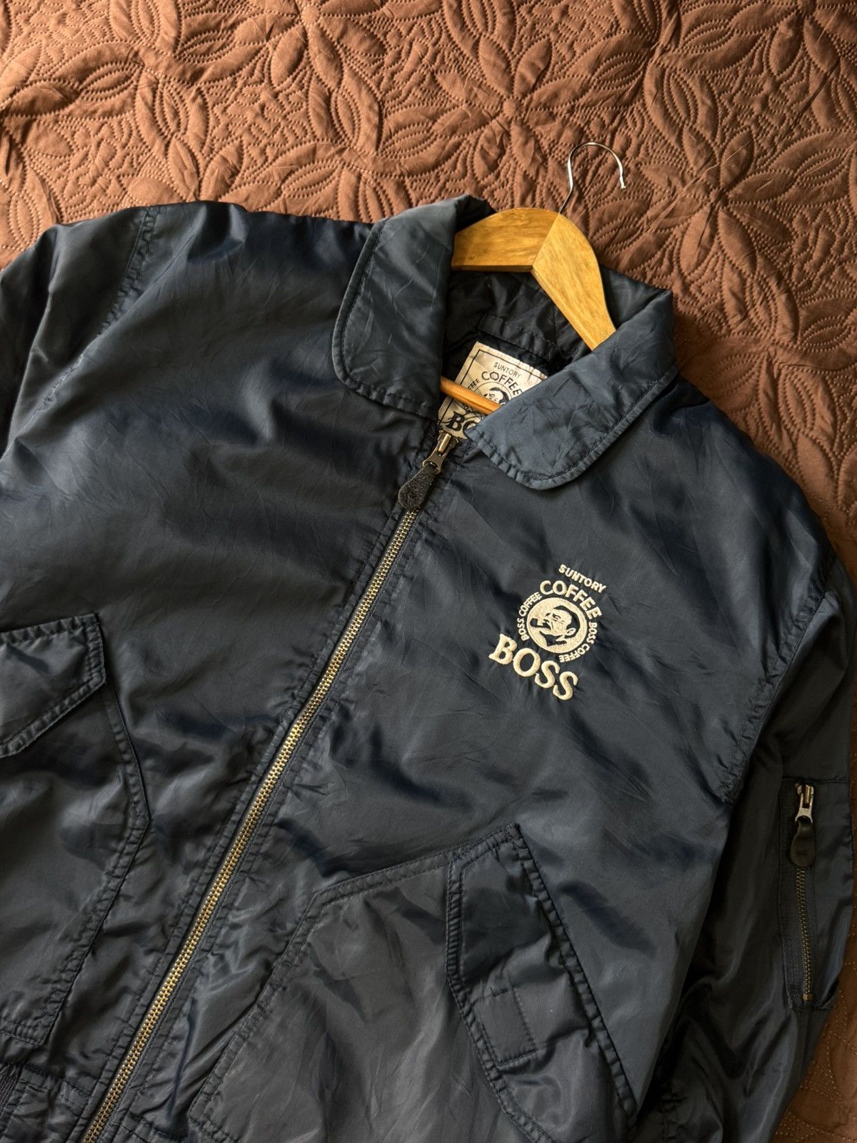 If Six Was Nine Vintage suntory coffee boss bomber jacket Size US L / EU 52-54 / 3 - 3 Thumbnail