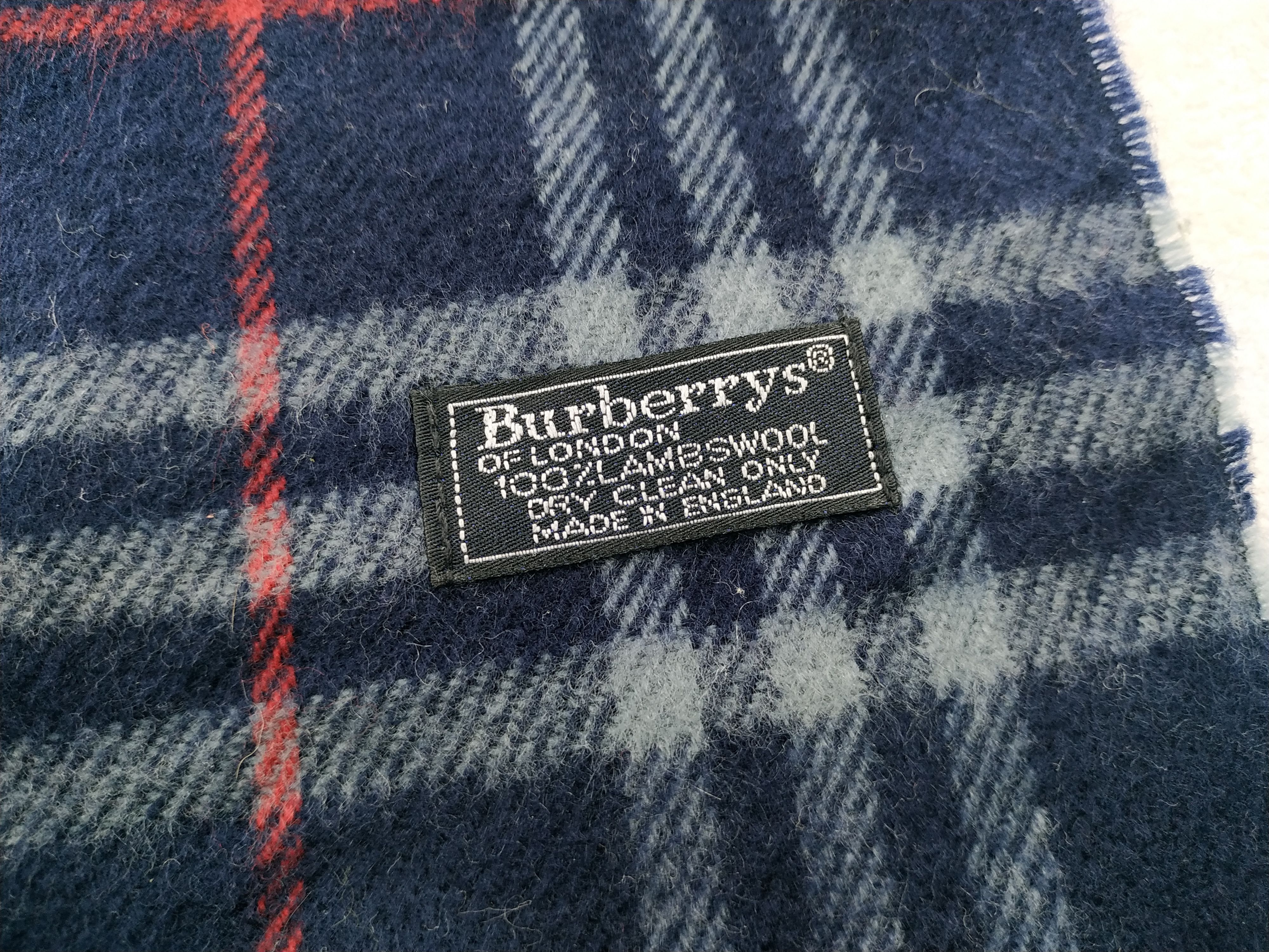 Burberry Vintage Burberry Wool Scarf/Muffler/Neckwear MF016 Size ONE SIZE - 5 Thumbnail